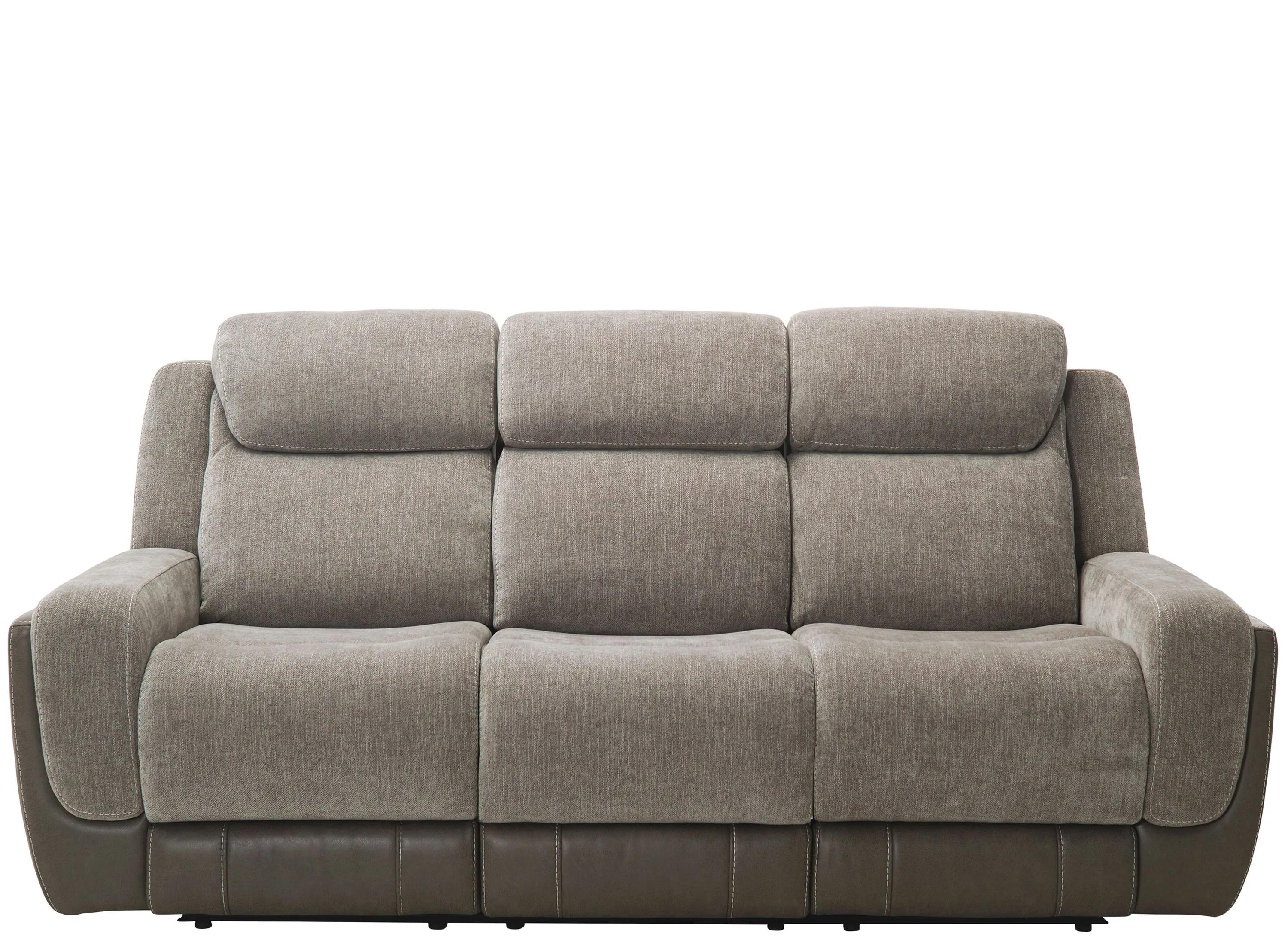 Novah Zero Gravity Power Sofa w/ Power Headrest and Drop Down Table