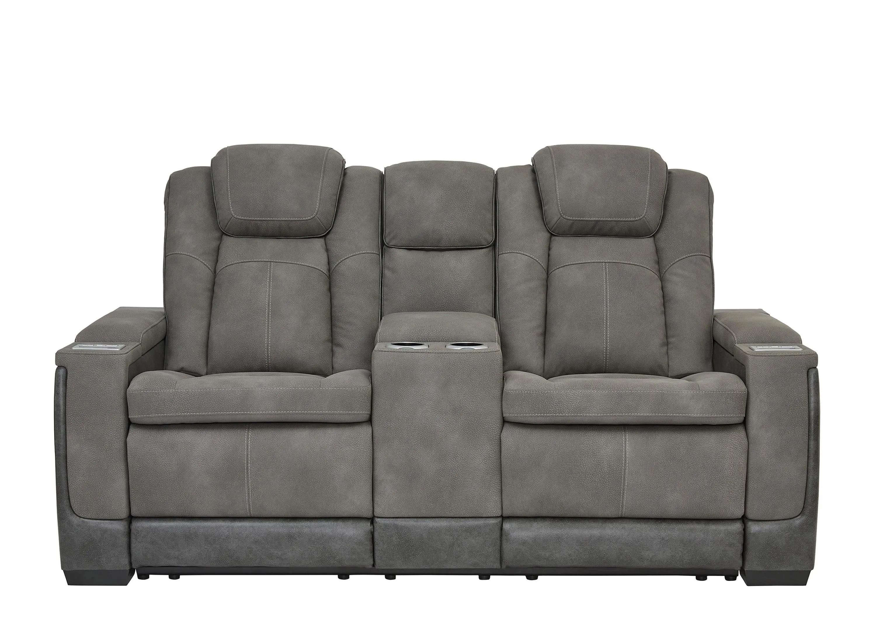 Next-Gen DuraPella Power Reclining Loveseat with Console