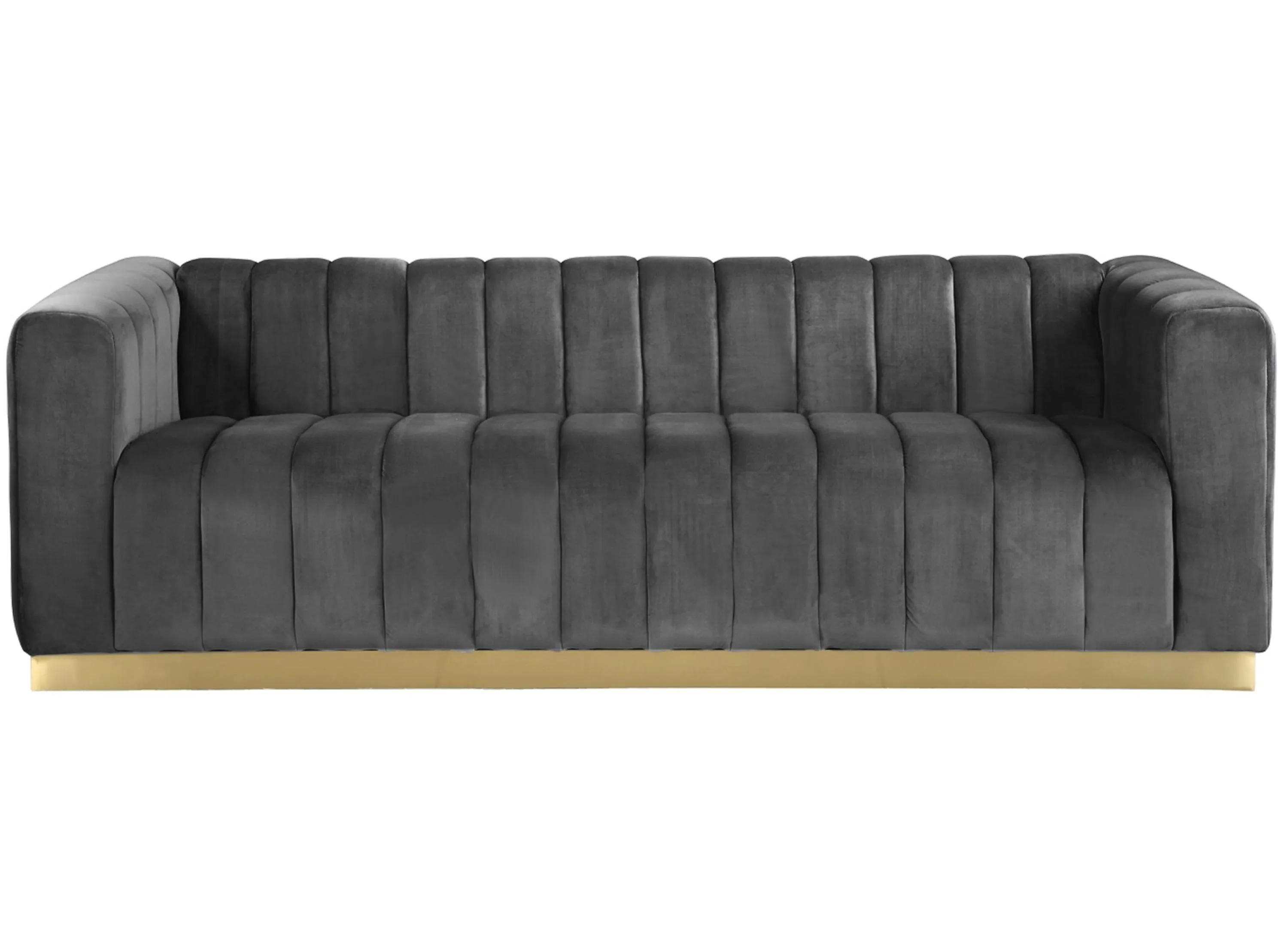 Marlon Velvet Sofa