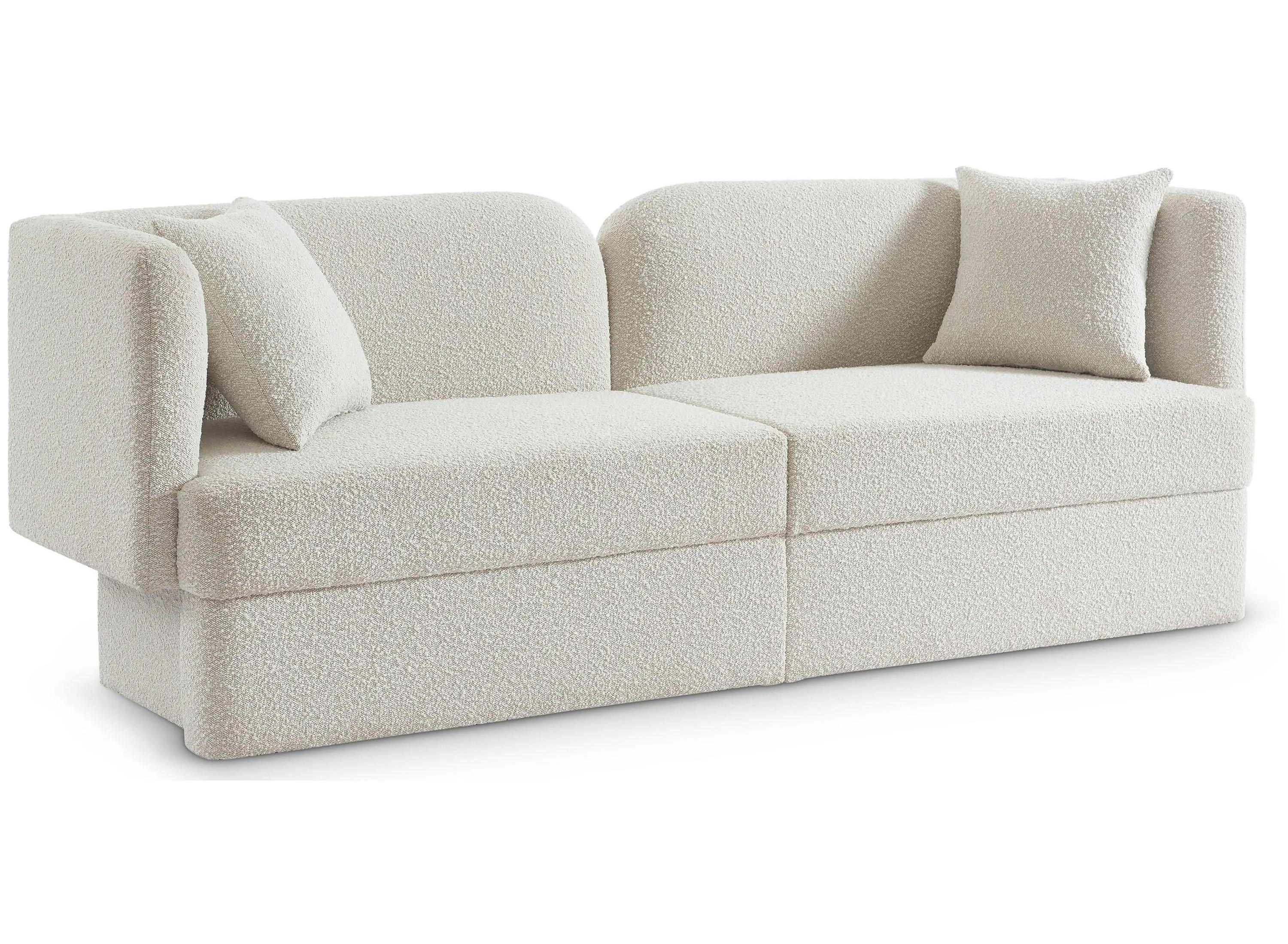 Marcel Boucle Fabric Sofa
