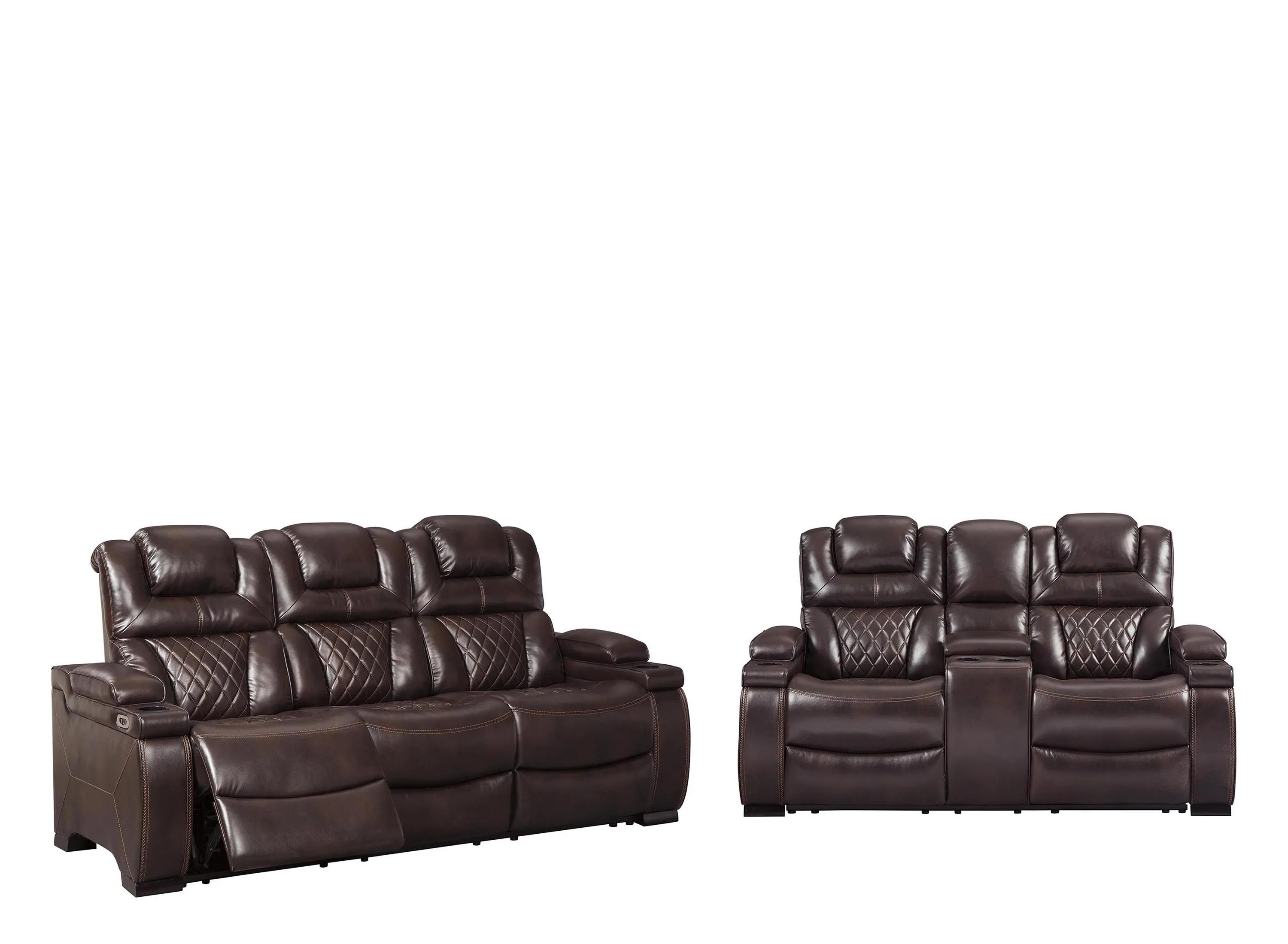 Warnerton Power Reclining Sofa and Loveseat