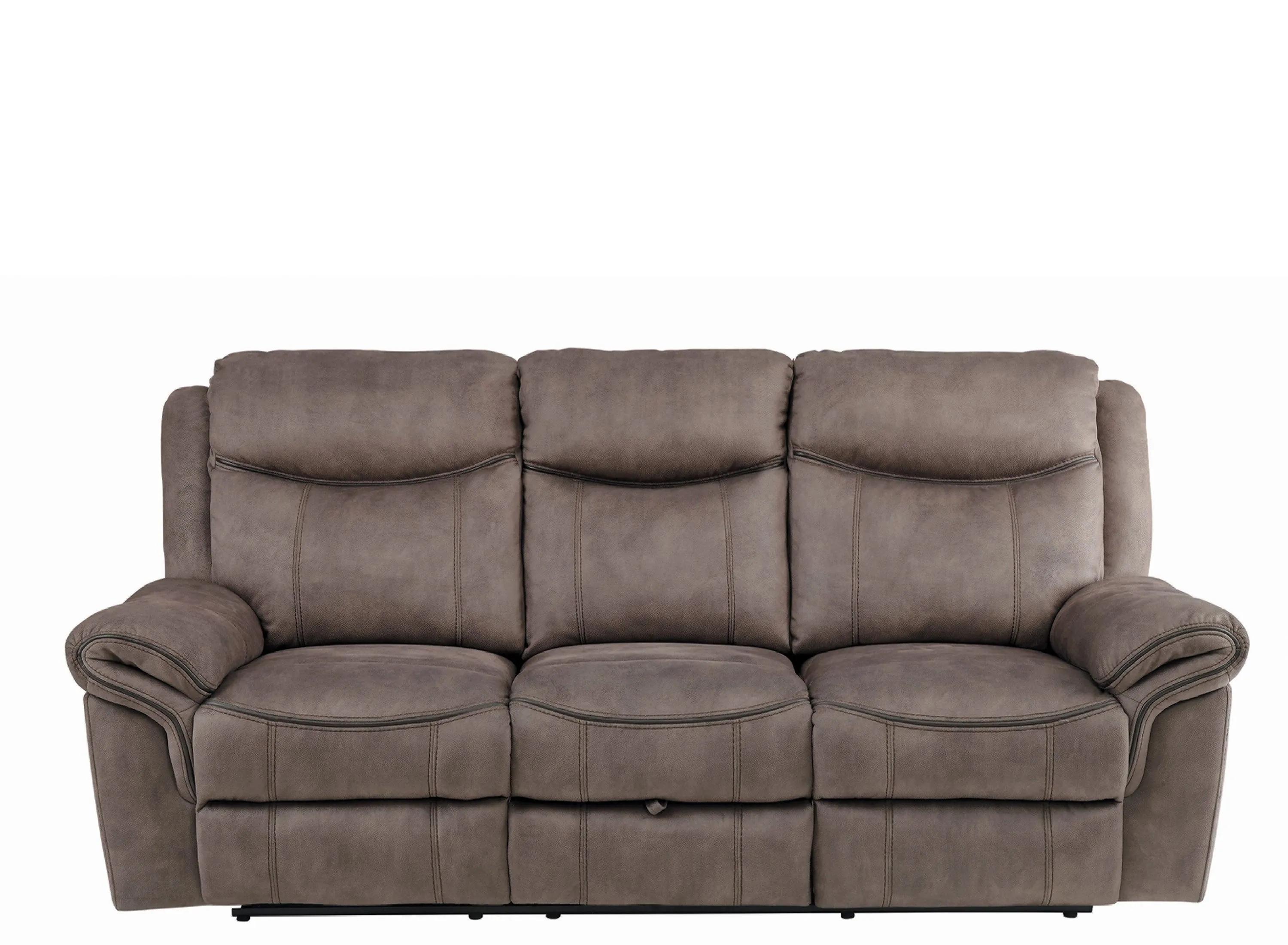 Ross Reclining Sofa W/ Drop Down Table