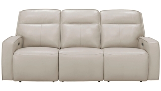 Beckett Power Sofa with Power Headrest and Power Lumbar