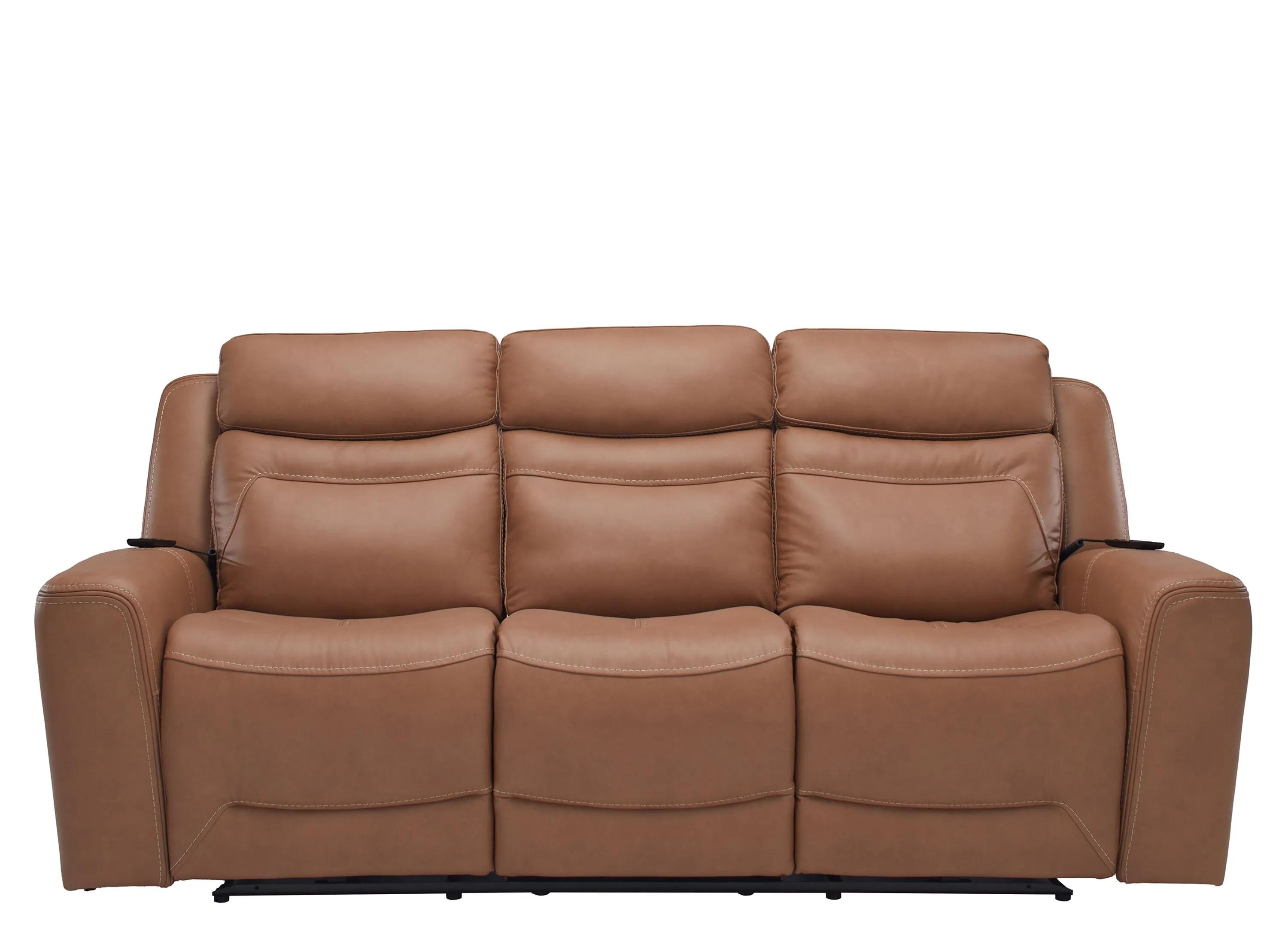 Morgenthal Power Sofa w/Power Headrest, Lumbar, Heat and Massage