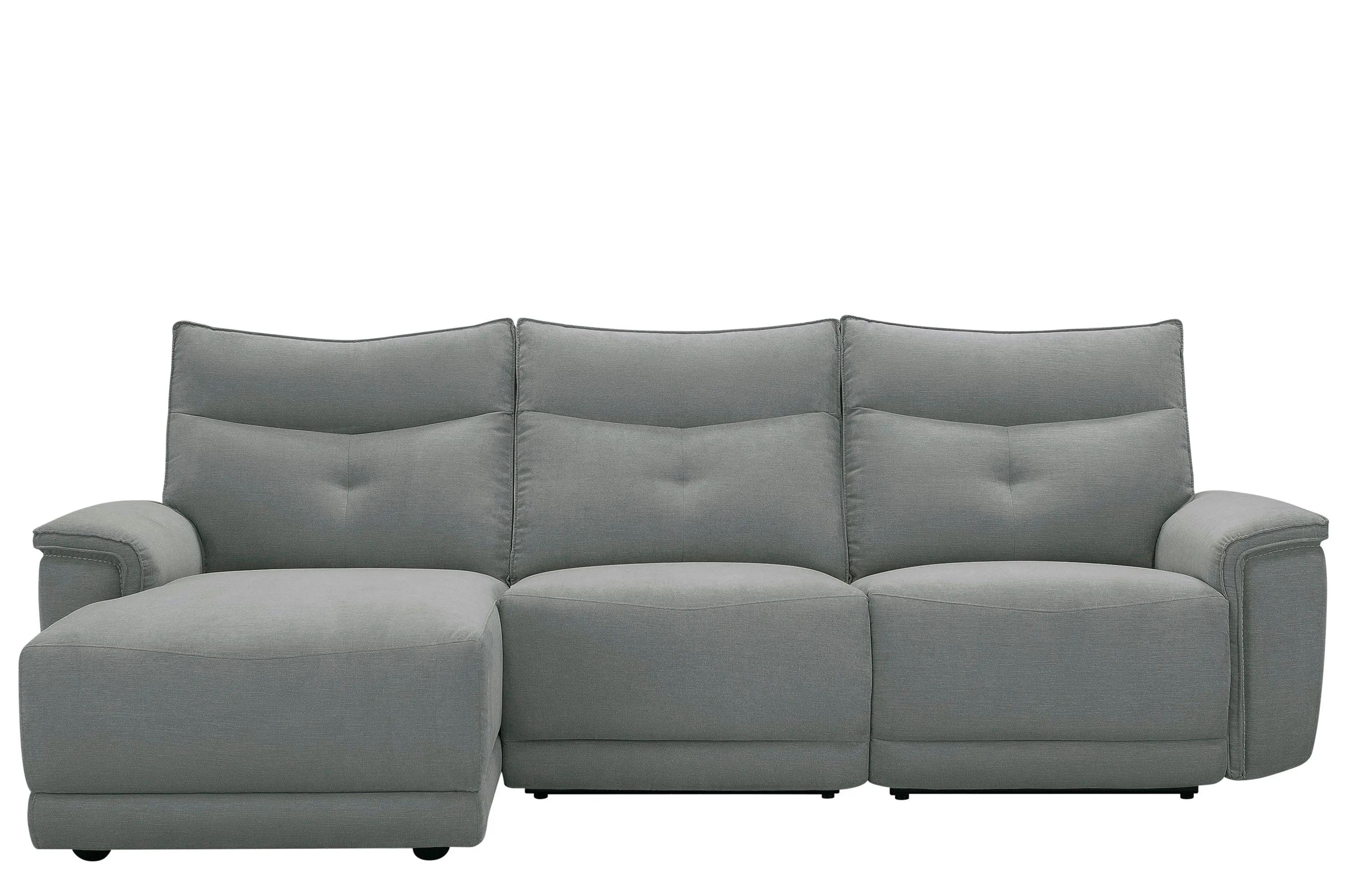 Graceland 3-pc. Sectional Sofa w/ Power Headrests