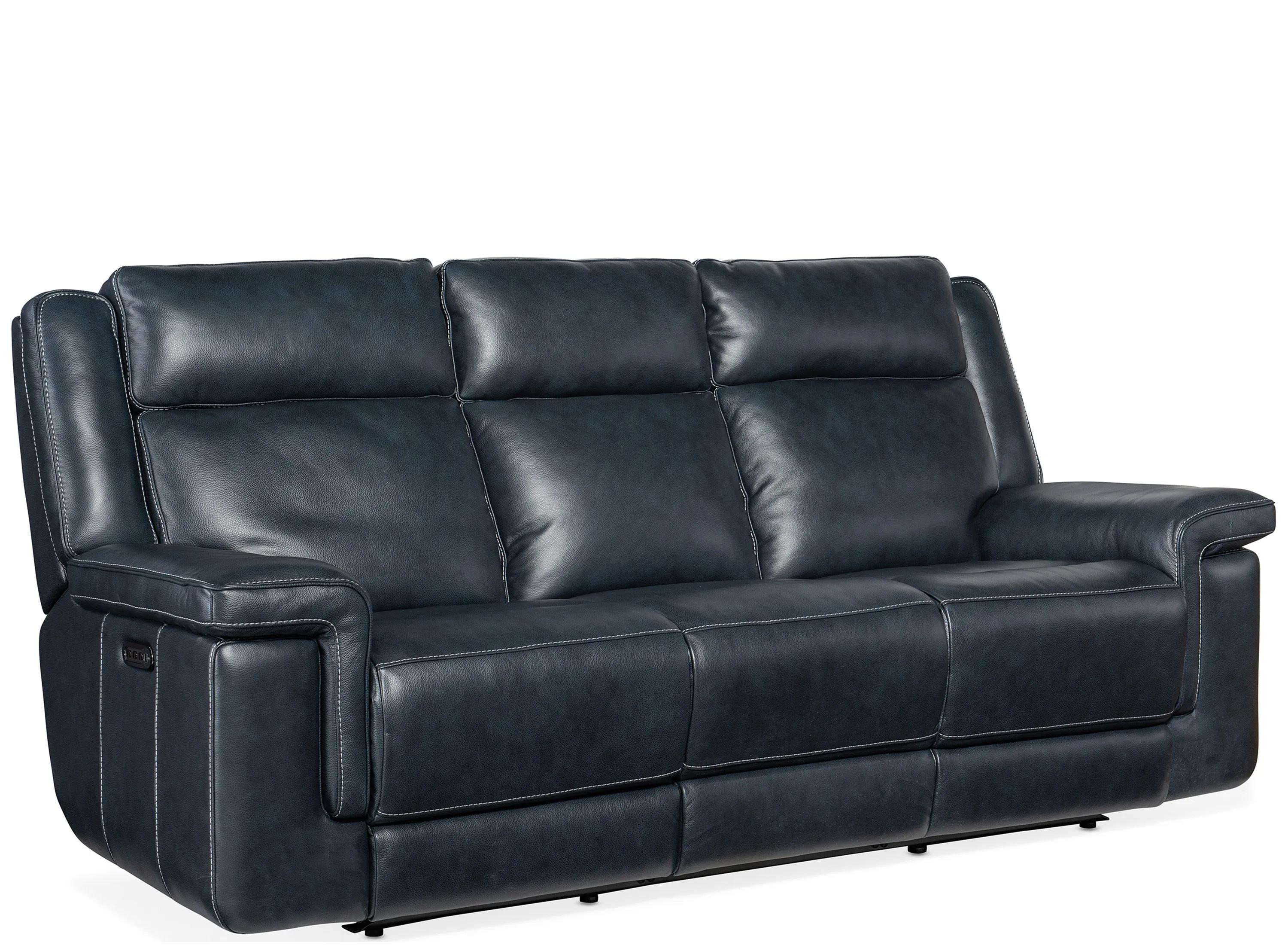 Montel Lay Flat Power Sofa with Power Headrest & Lumbar