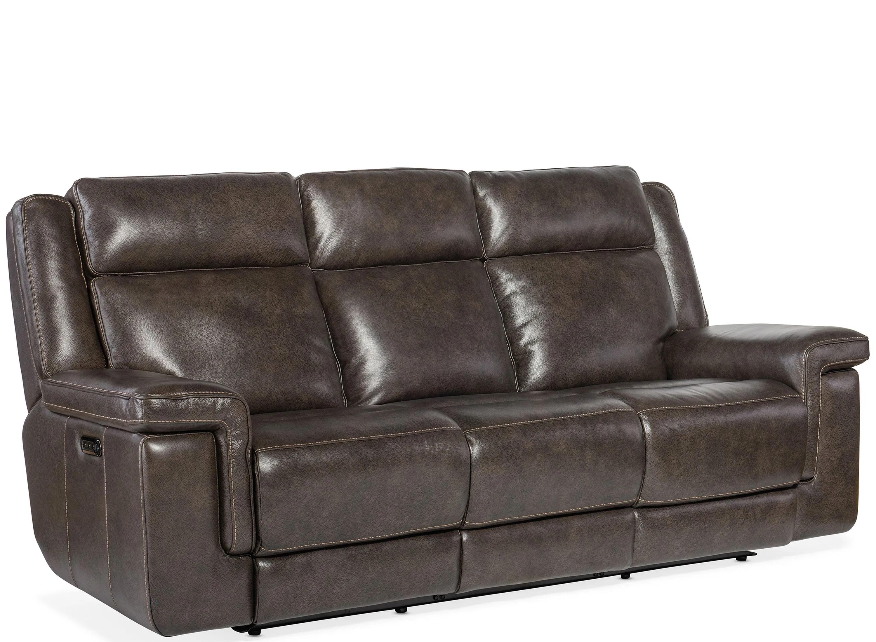 Montel Lay Flat Power Sofa with Power Headrest & Lumbar