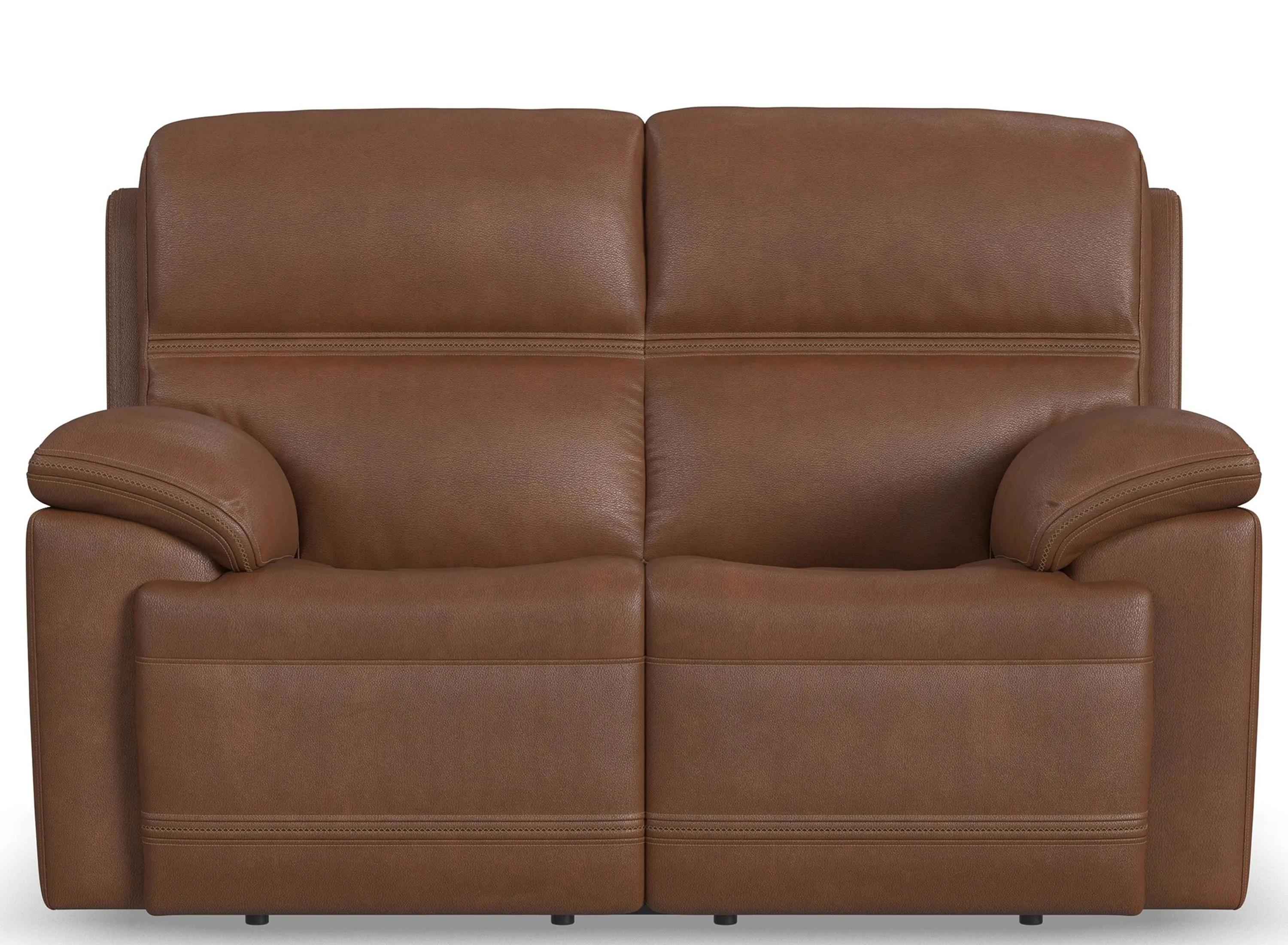 Jackson Leather Power Reclining Loveseat with Power Headrest