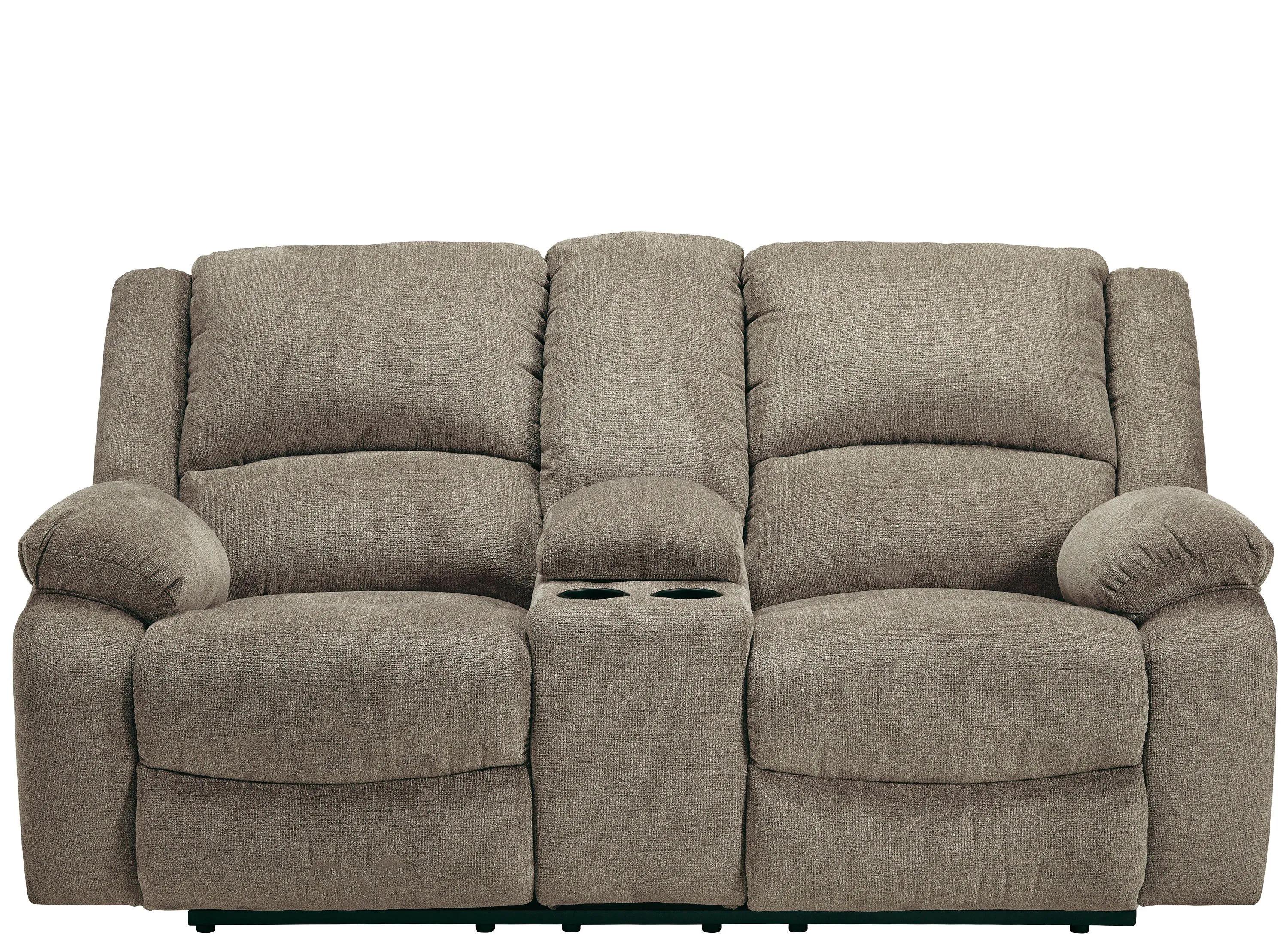 204076512 Molven Reclining Console Loveseat sku 204076512