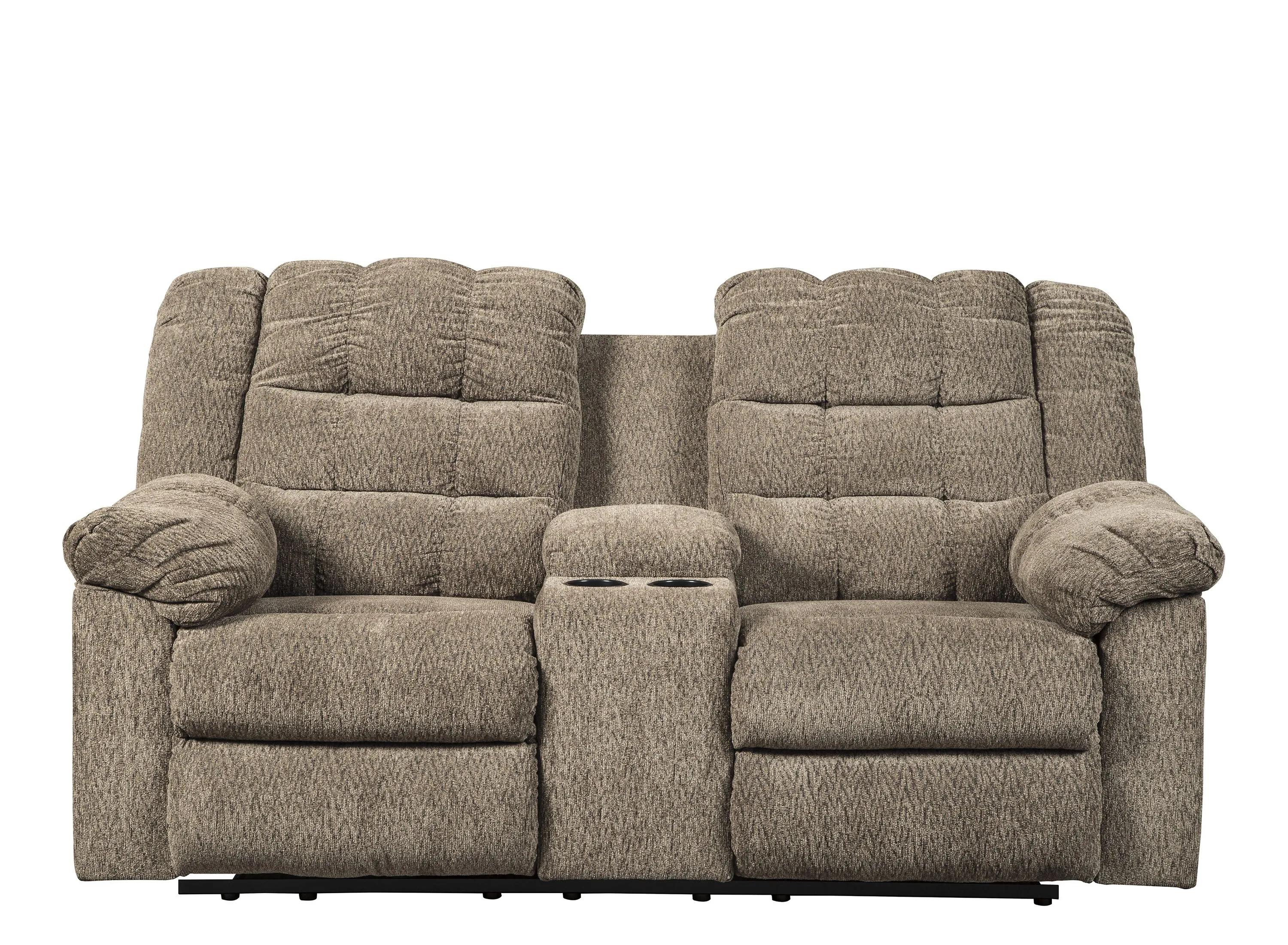 204125580 Workhorse Reclining Loveseat w/ Console sku 204125580