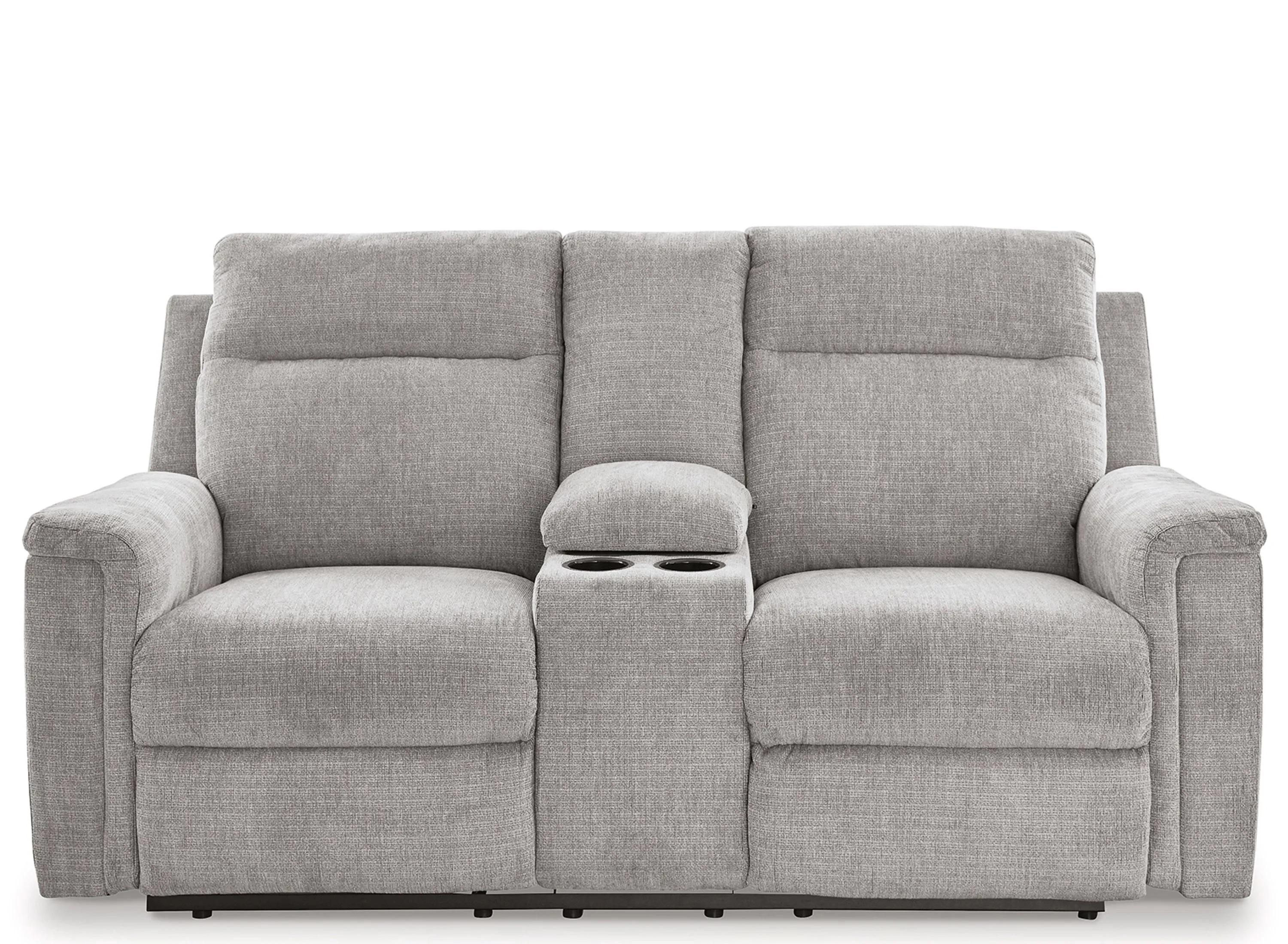 Barnsana Power Reclining Loveseat with Console