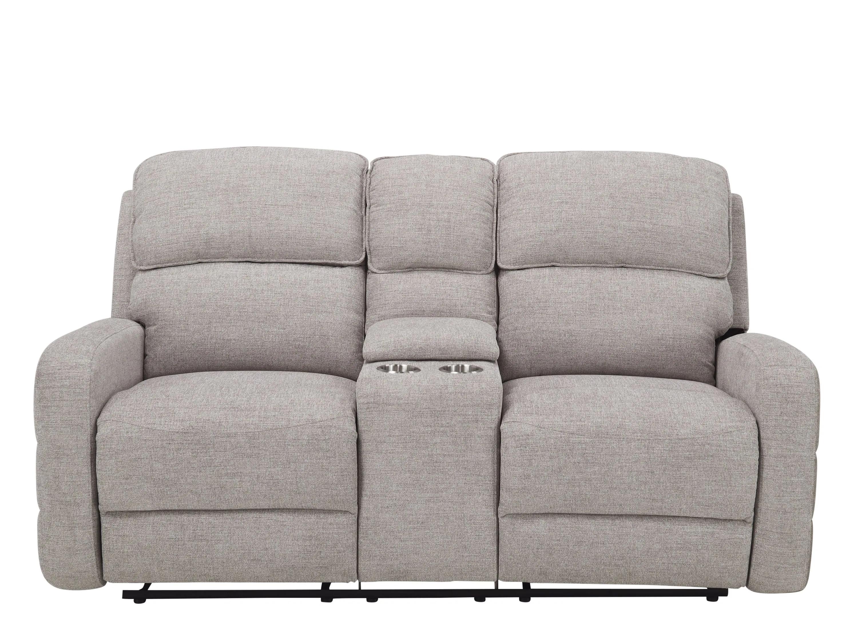 Everitt Chenille Power Console Loveseat