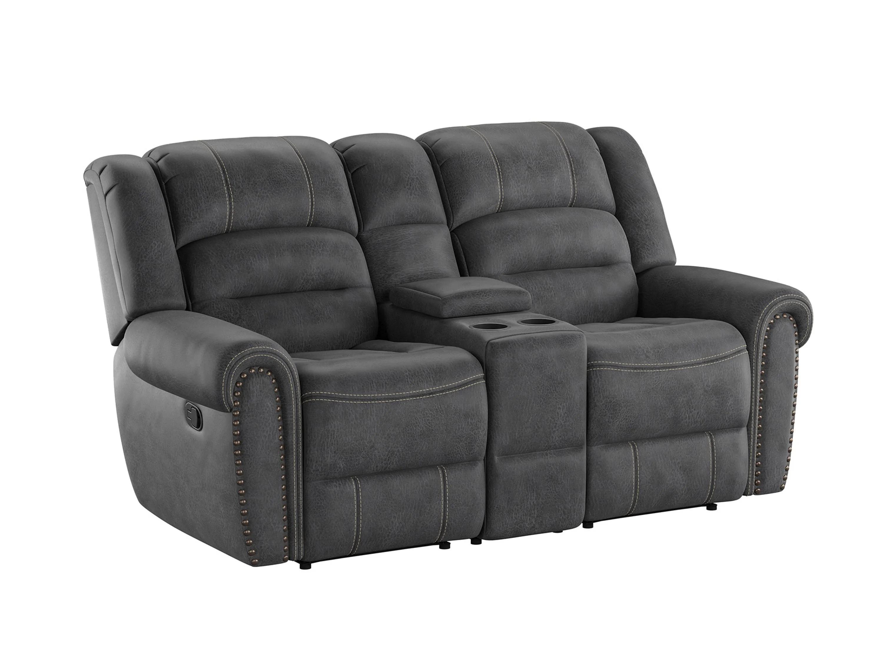 Baldwin Reclining Console Loveseat