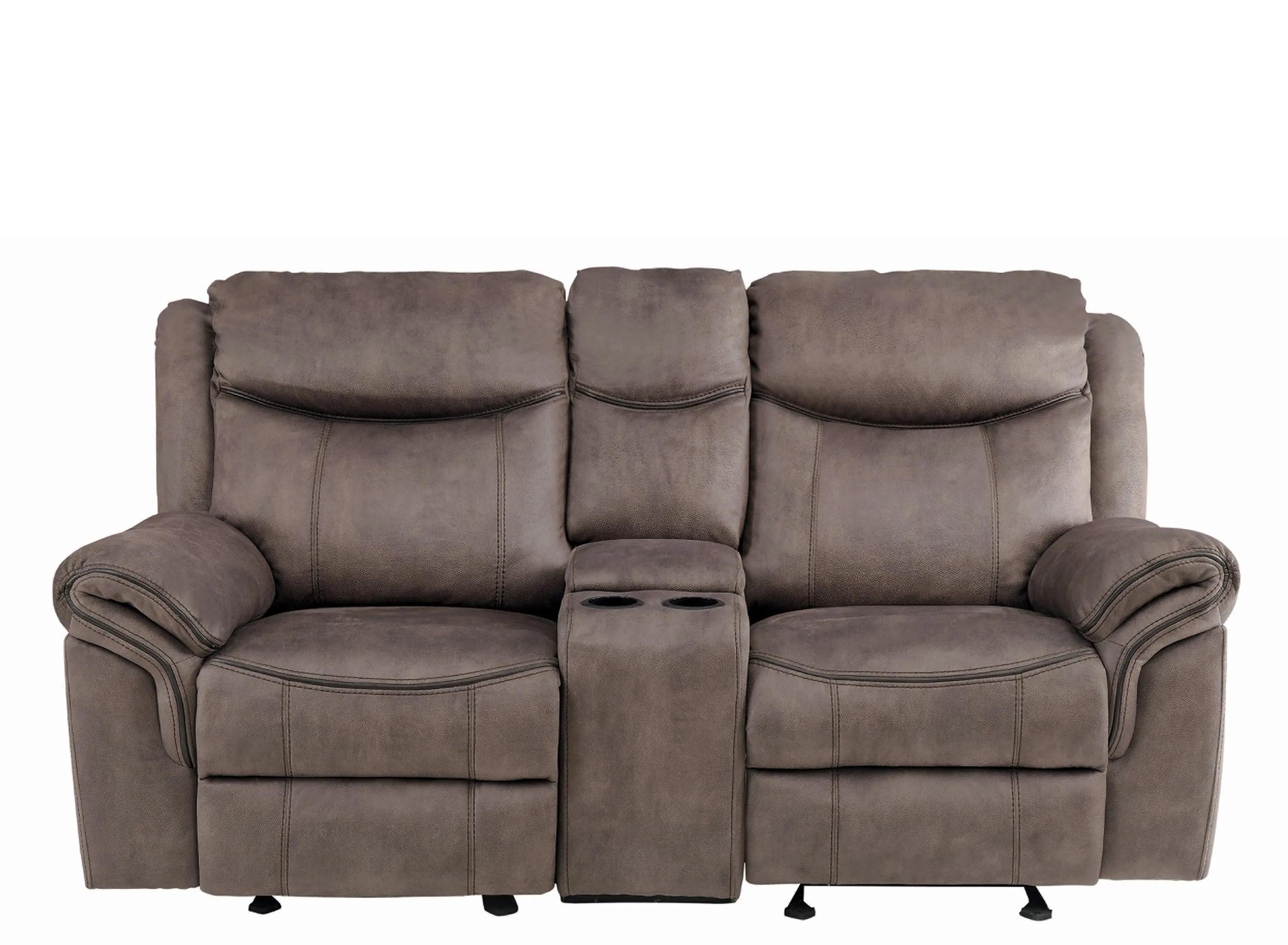 204382060 Ross Gliding Reclining Console Loveseat sku 204382060