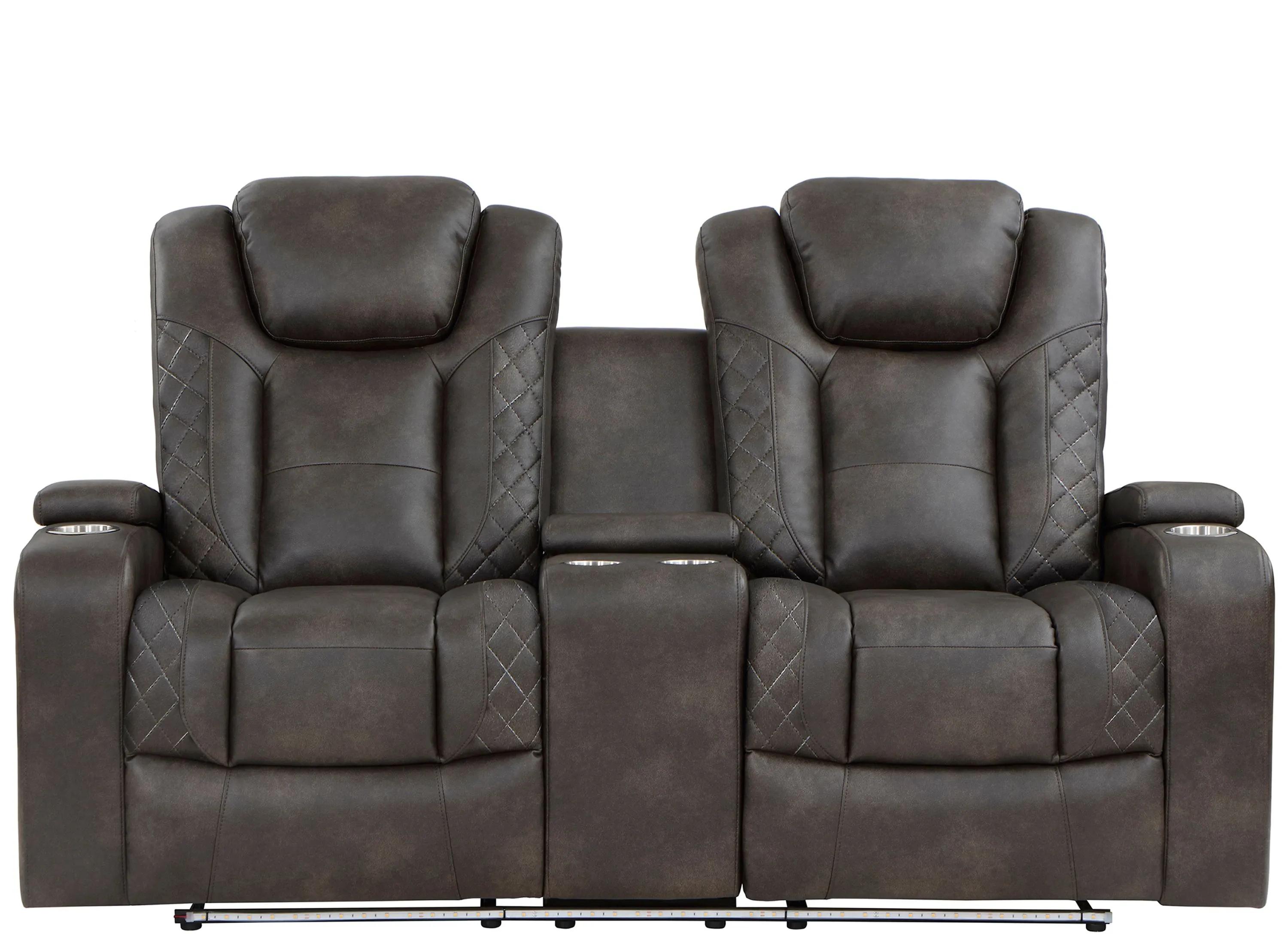 Donegal Power Double Reclining Loveseat