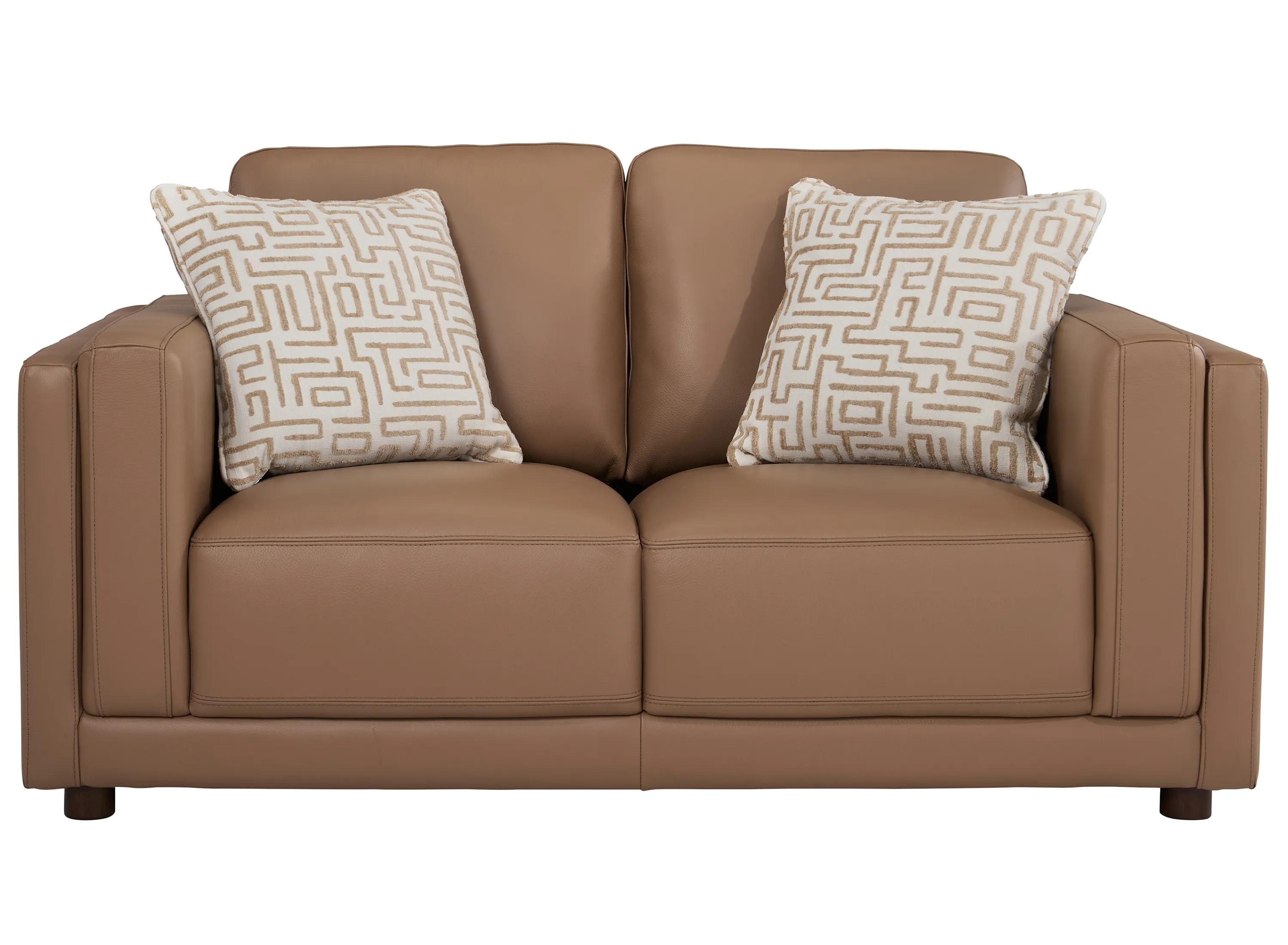 Marni Leather Loveseat