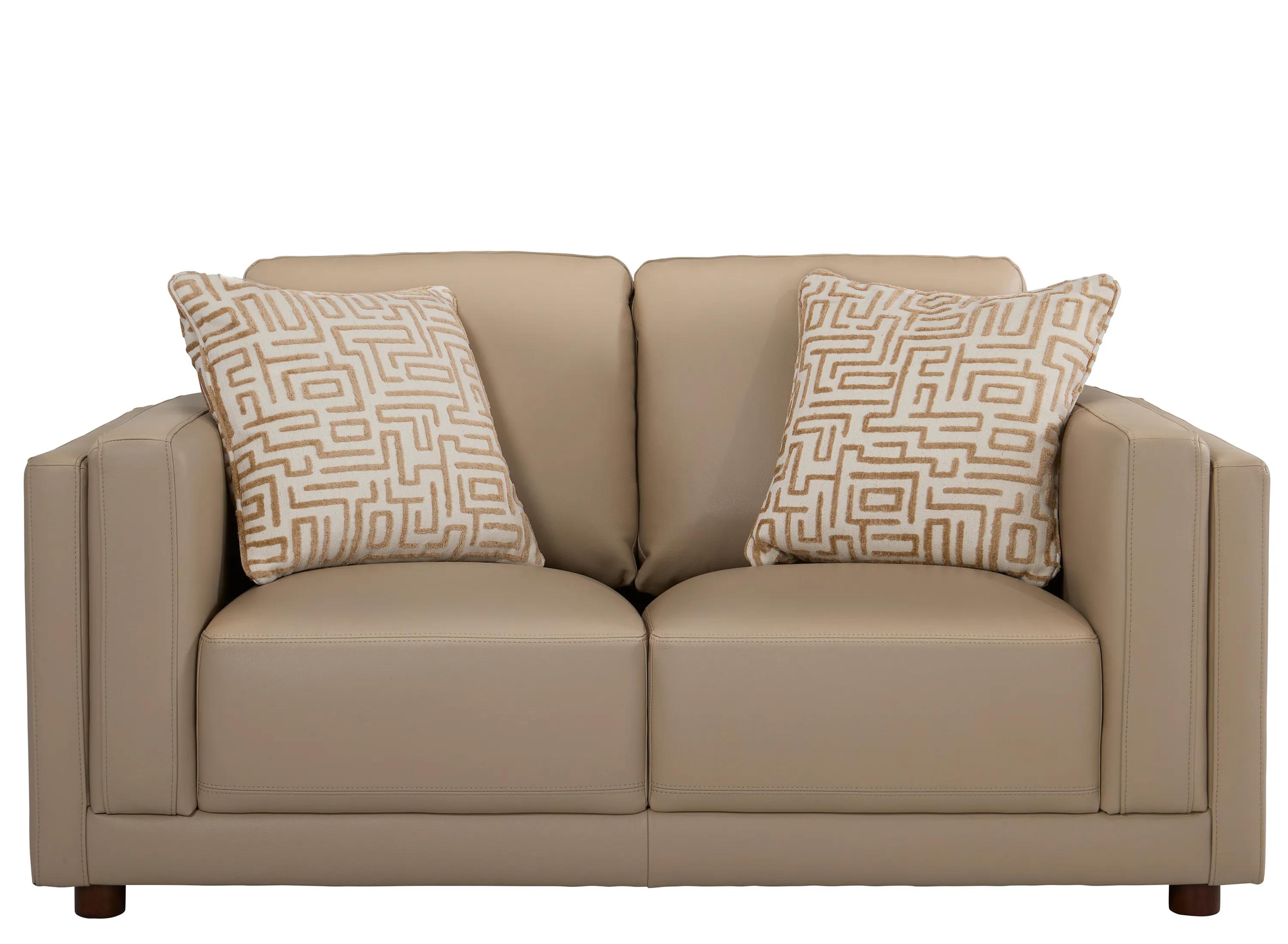 Marni Leather Loveseat