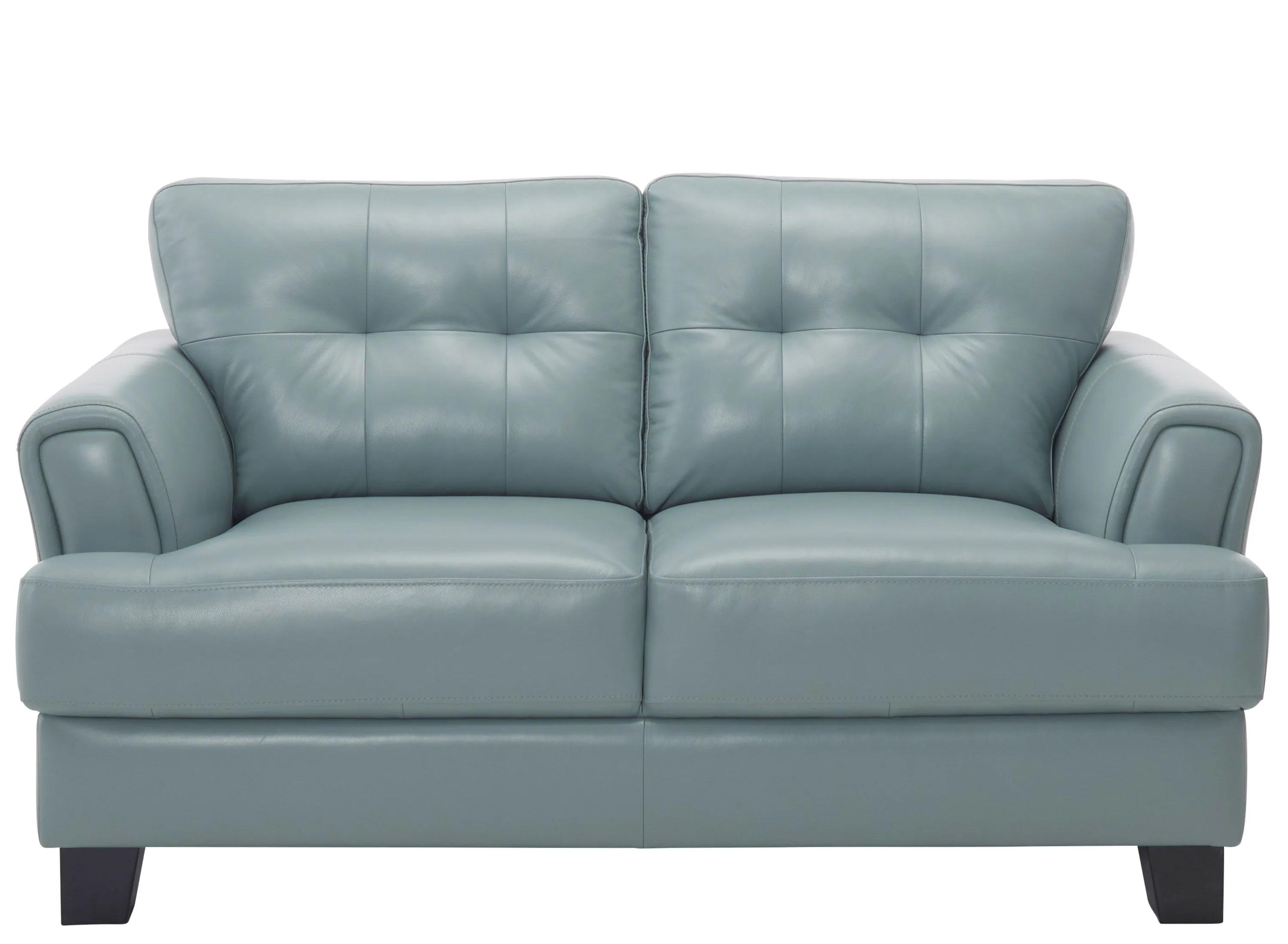 Diego Leather Loveseat
