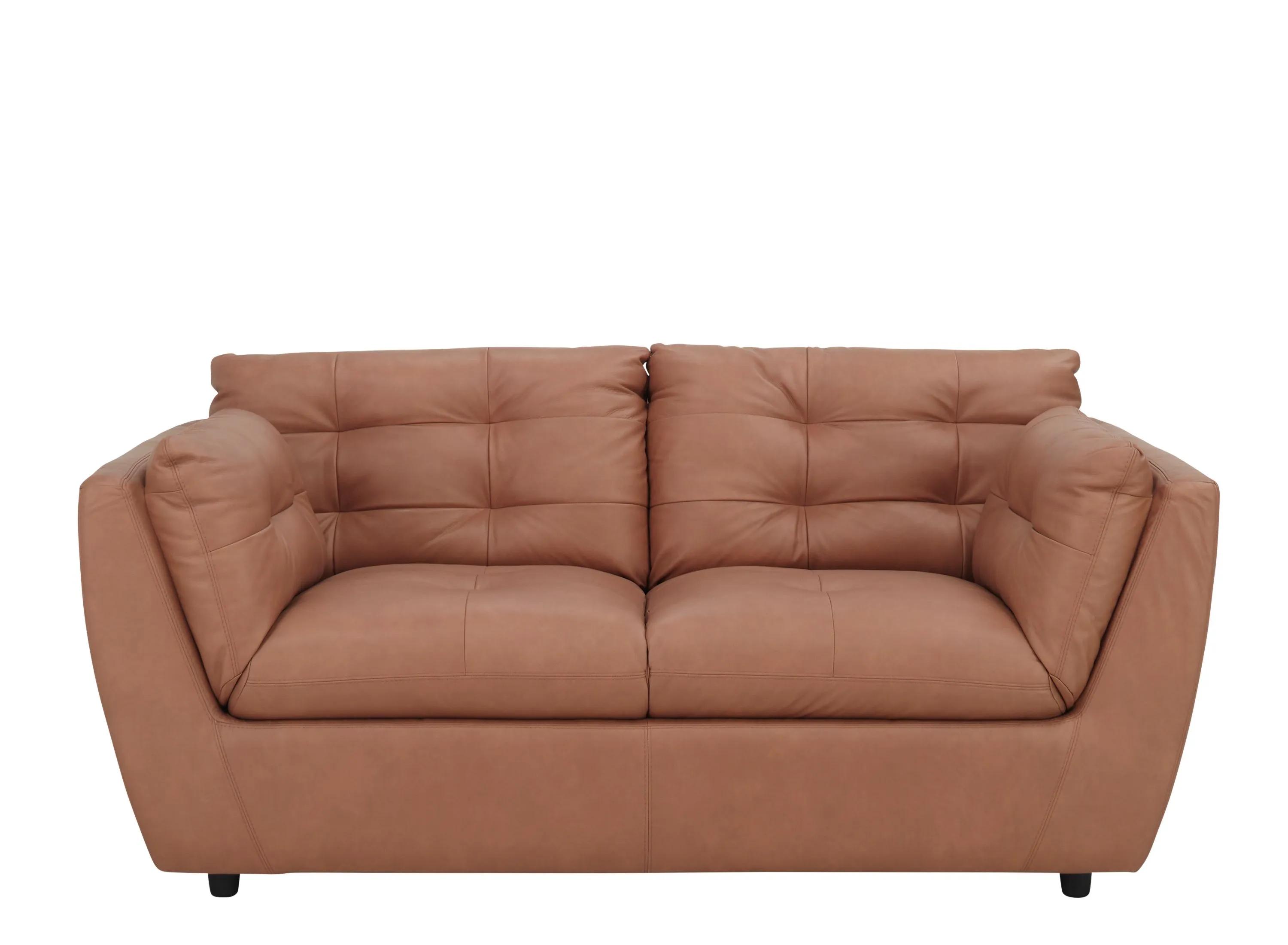 Damar Leather Loveseat