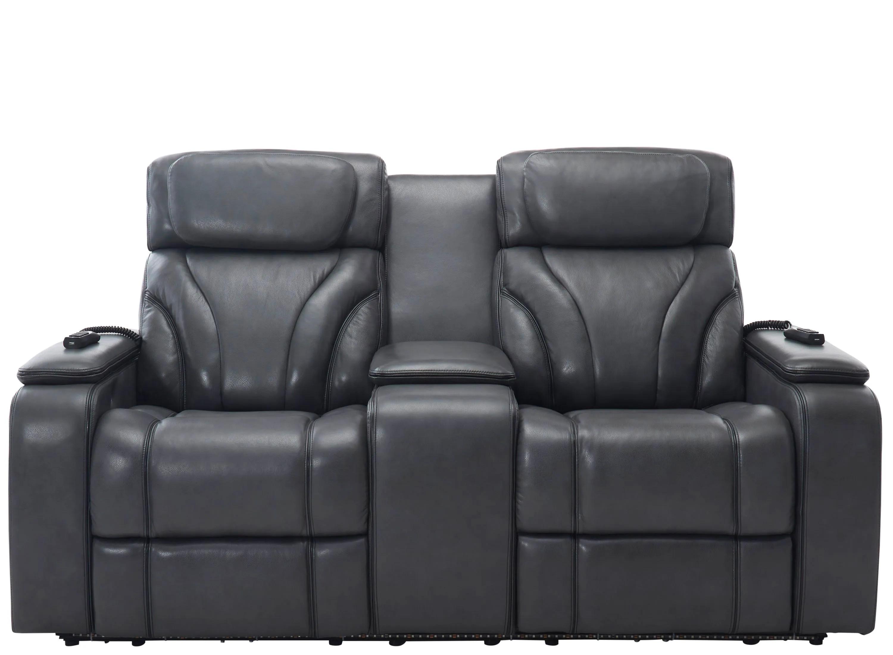 Avis Zero Gravity Power Console Loveseat w/ Power Headrest, Lumbar, Heat an