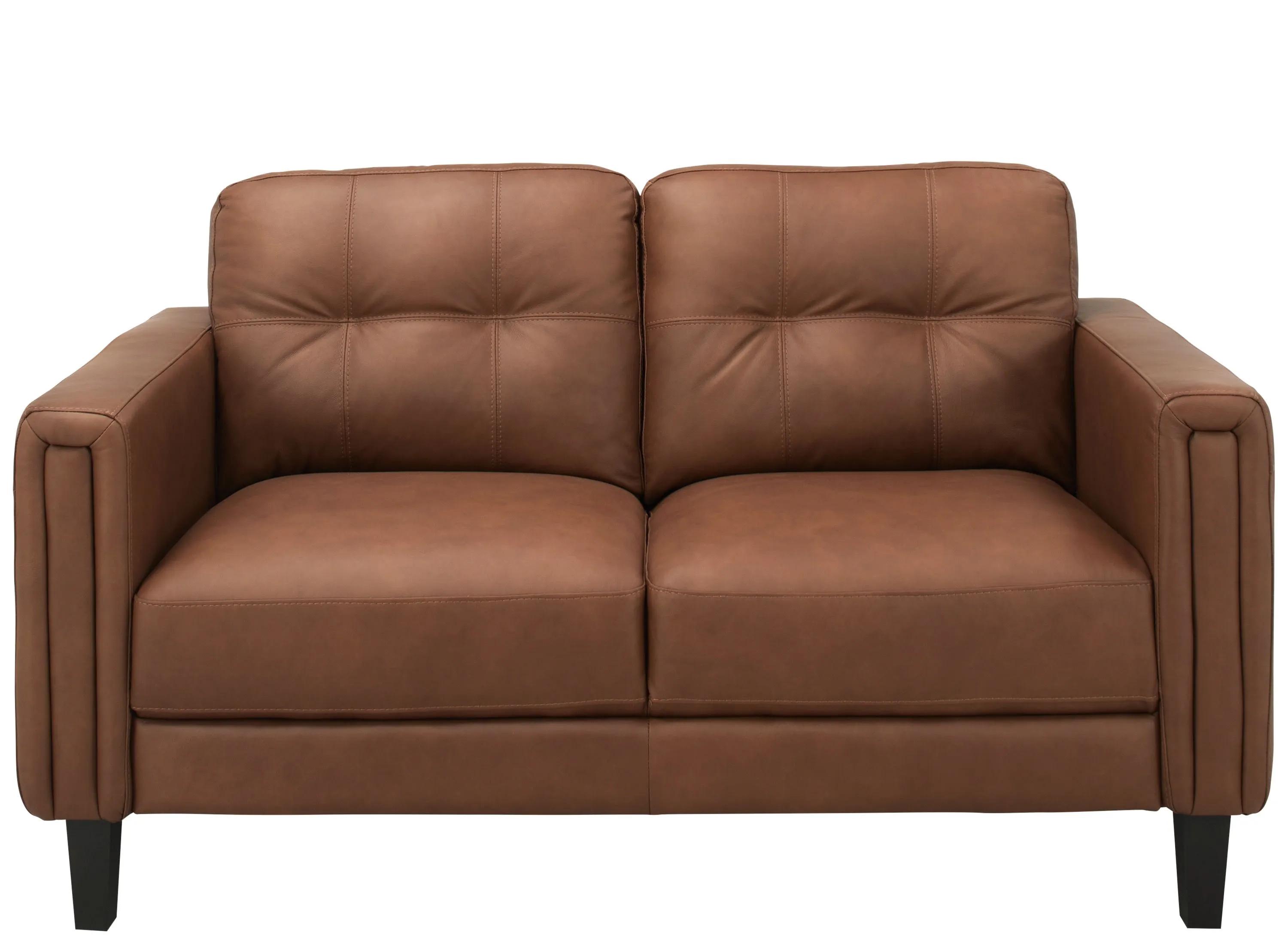 Salerno Leather Loveseat