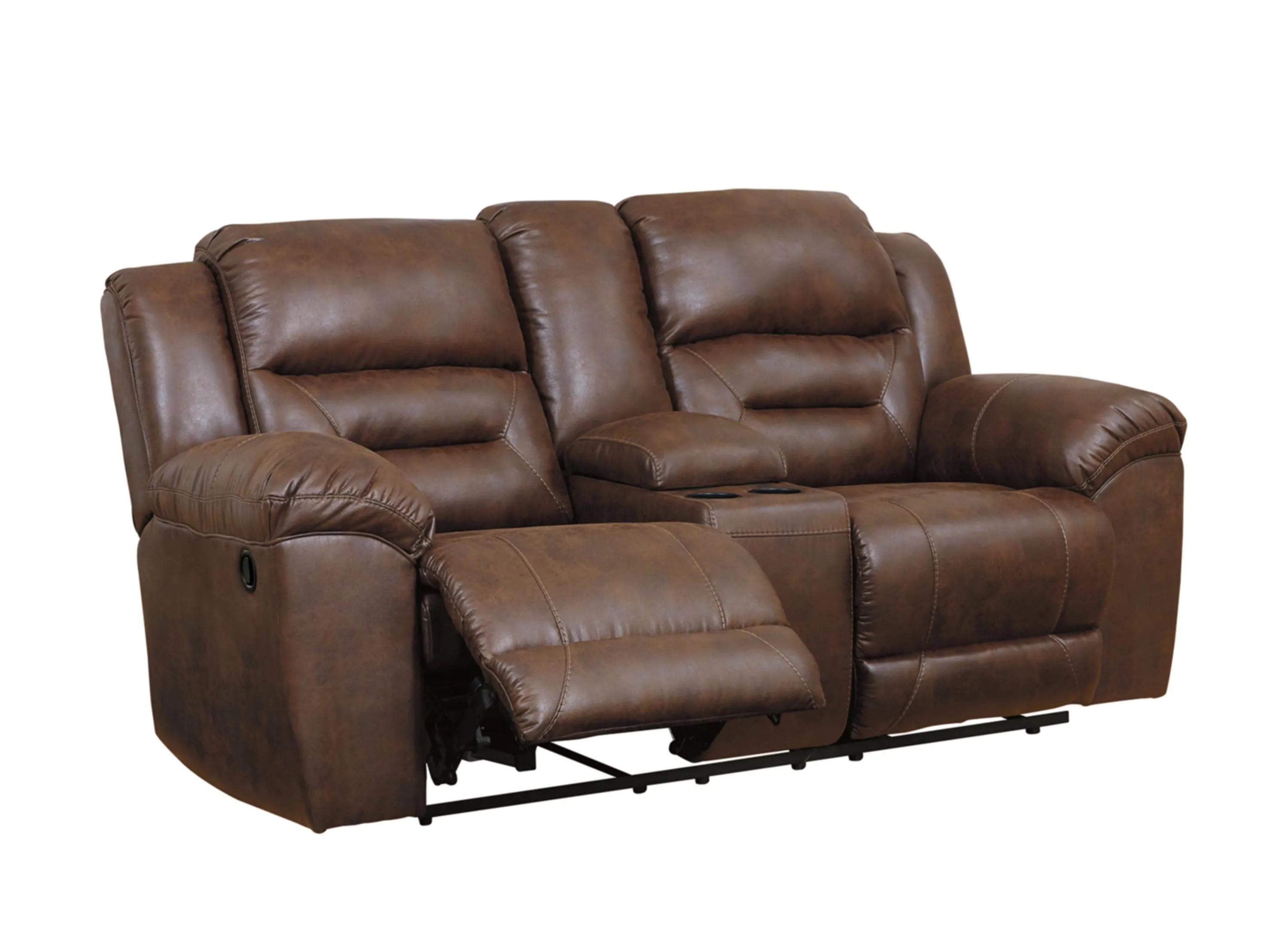 Stoneland Double Recliner Loveseat w/Console