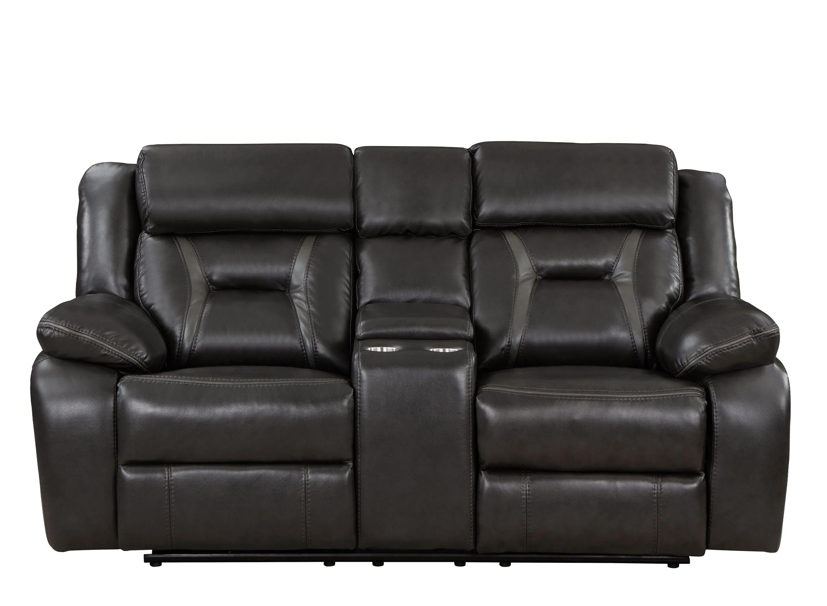 Austin Power Double Reclining Loveseat With Center Console
