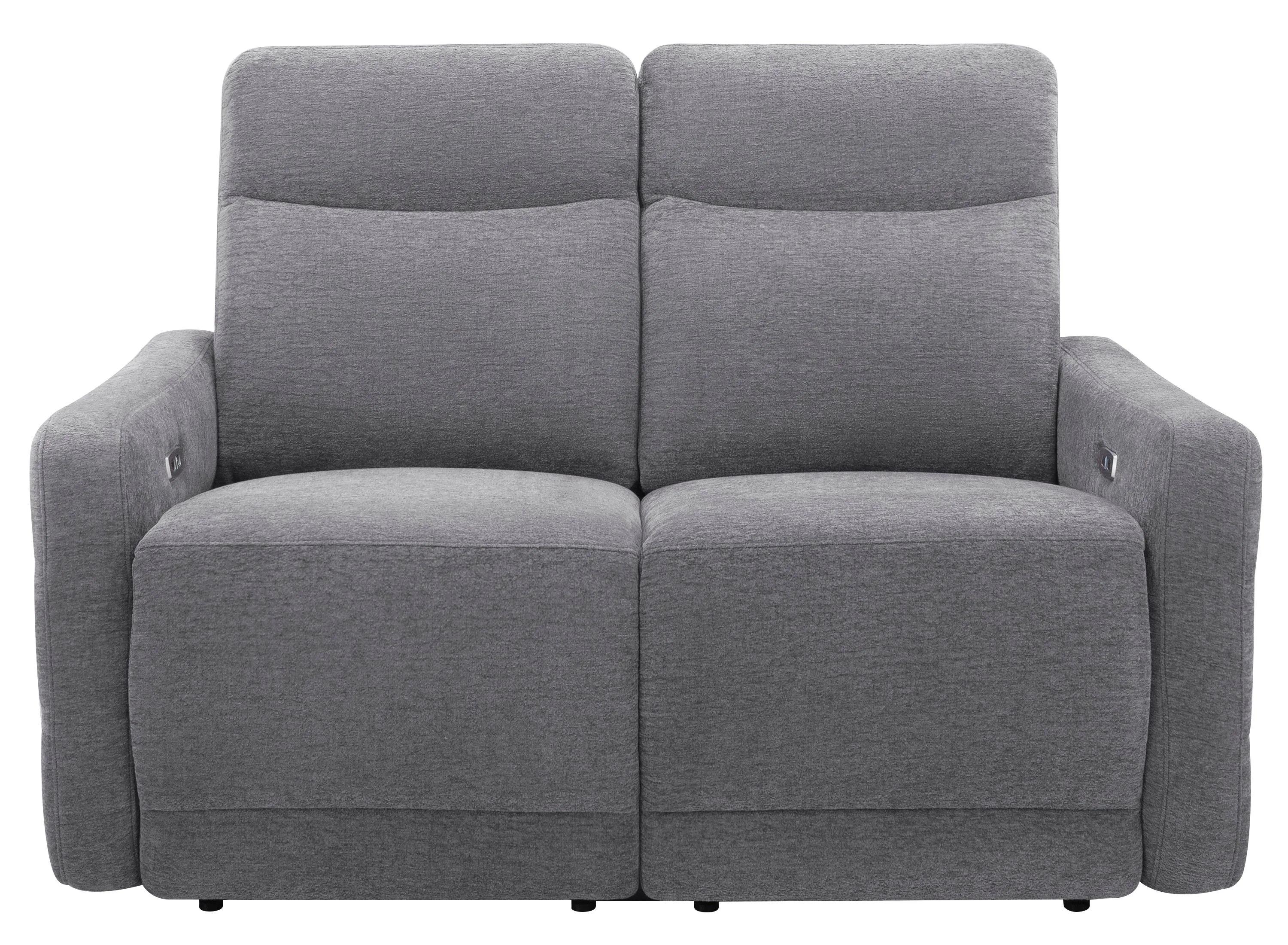 Yardley Chenille Power Loveseat With Power Headrest And Lay Flat