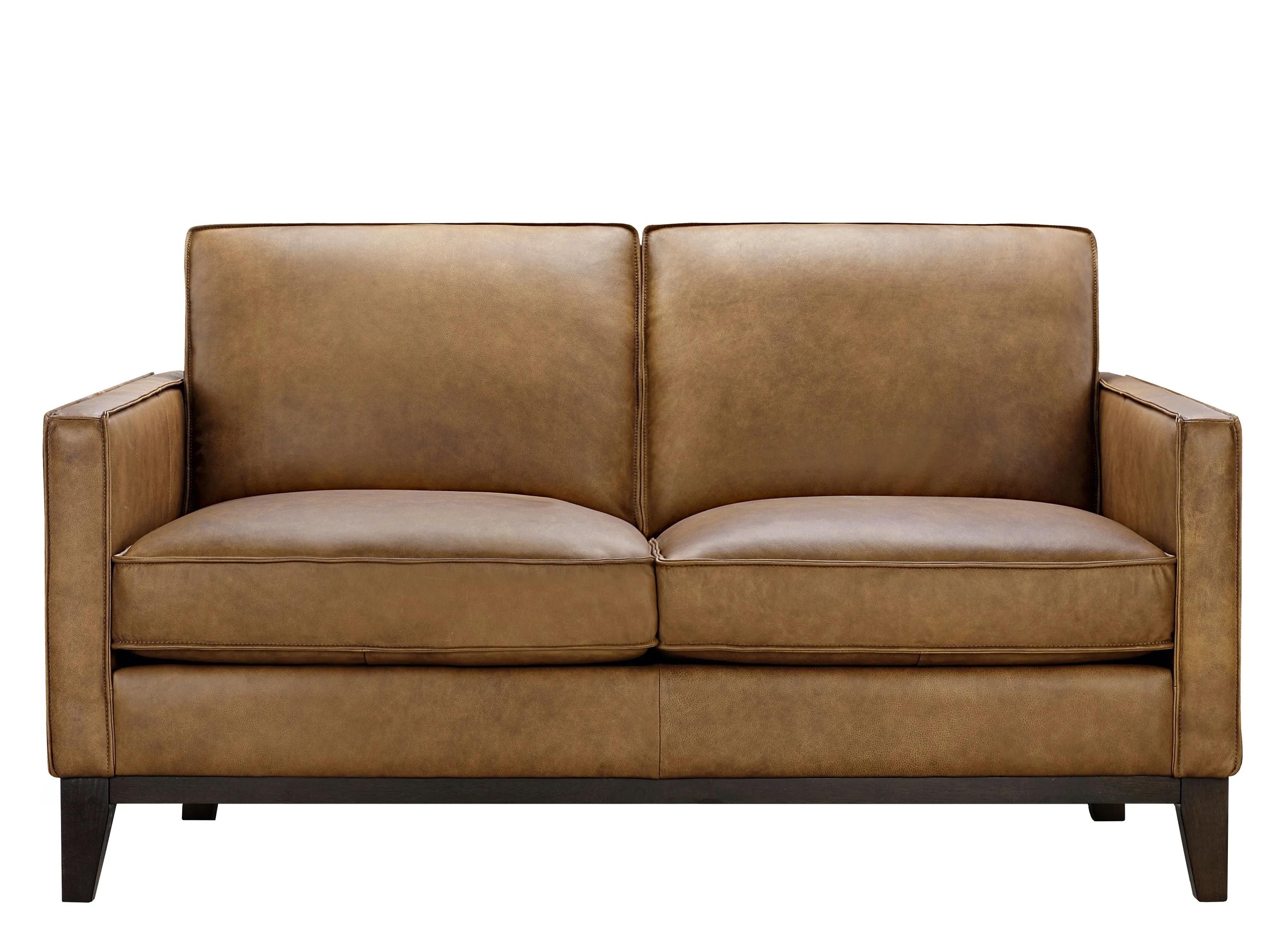 Roscoe Leather Loveseat