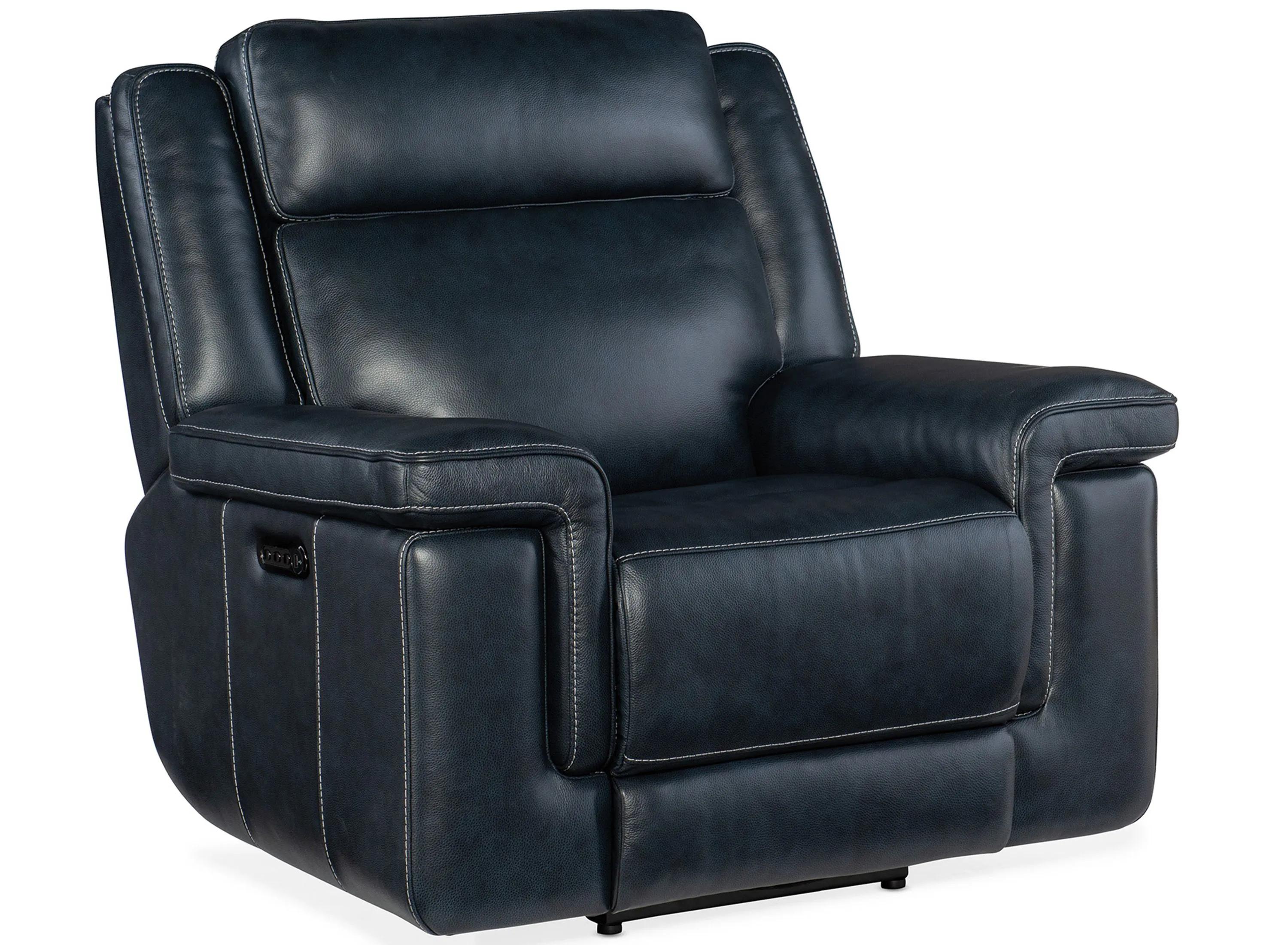 Montel Lay Flat Power Recliner with Power Headrest & Lumbar