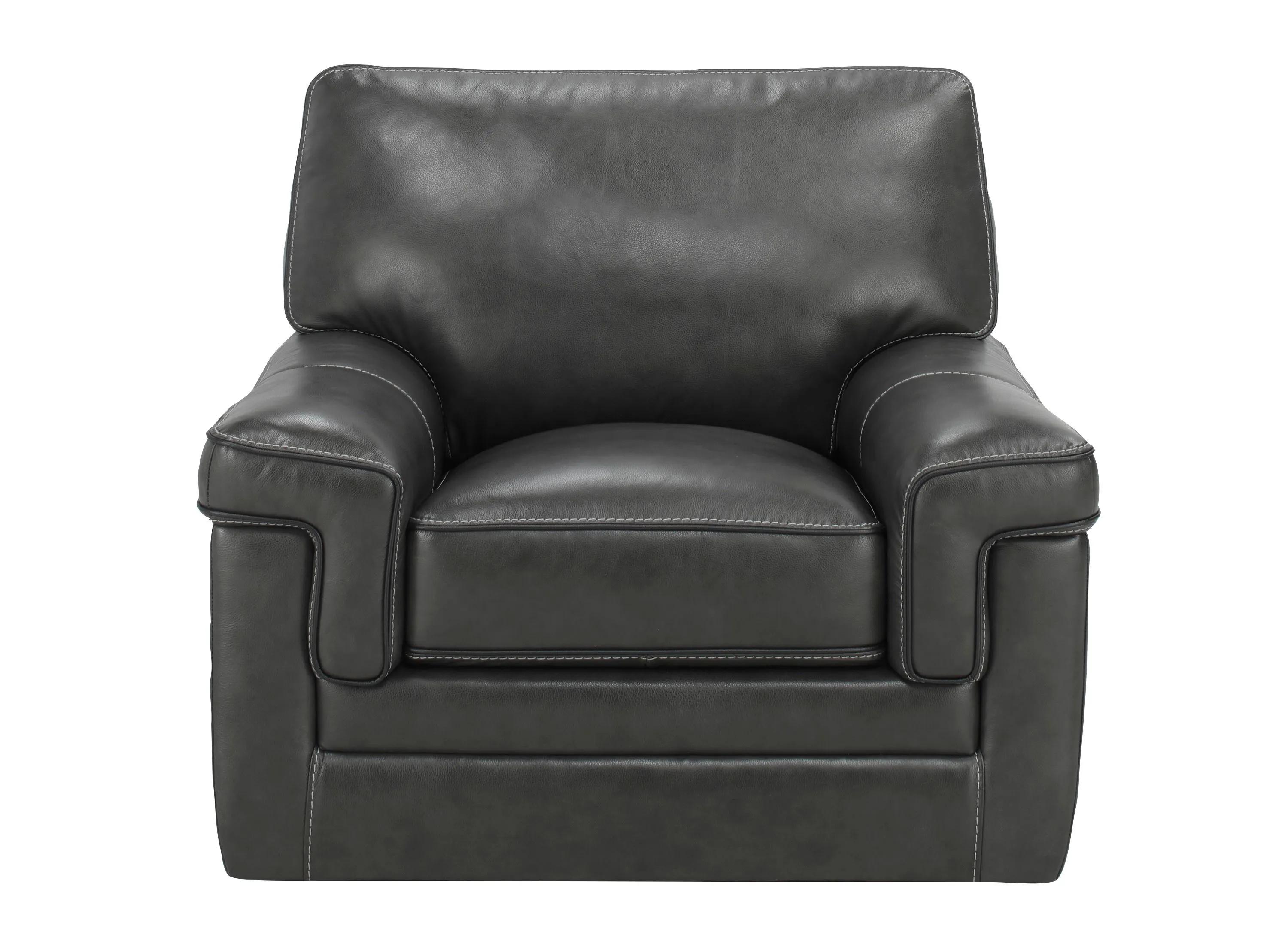 Colton Leather Swivel Chair