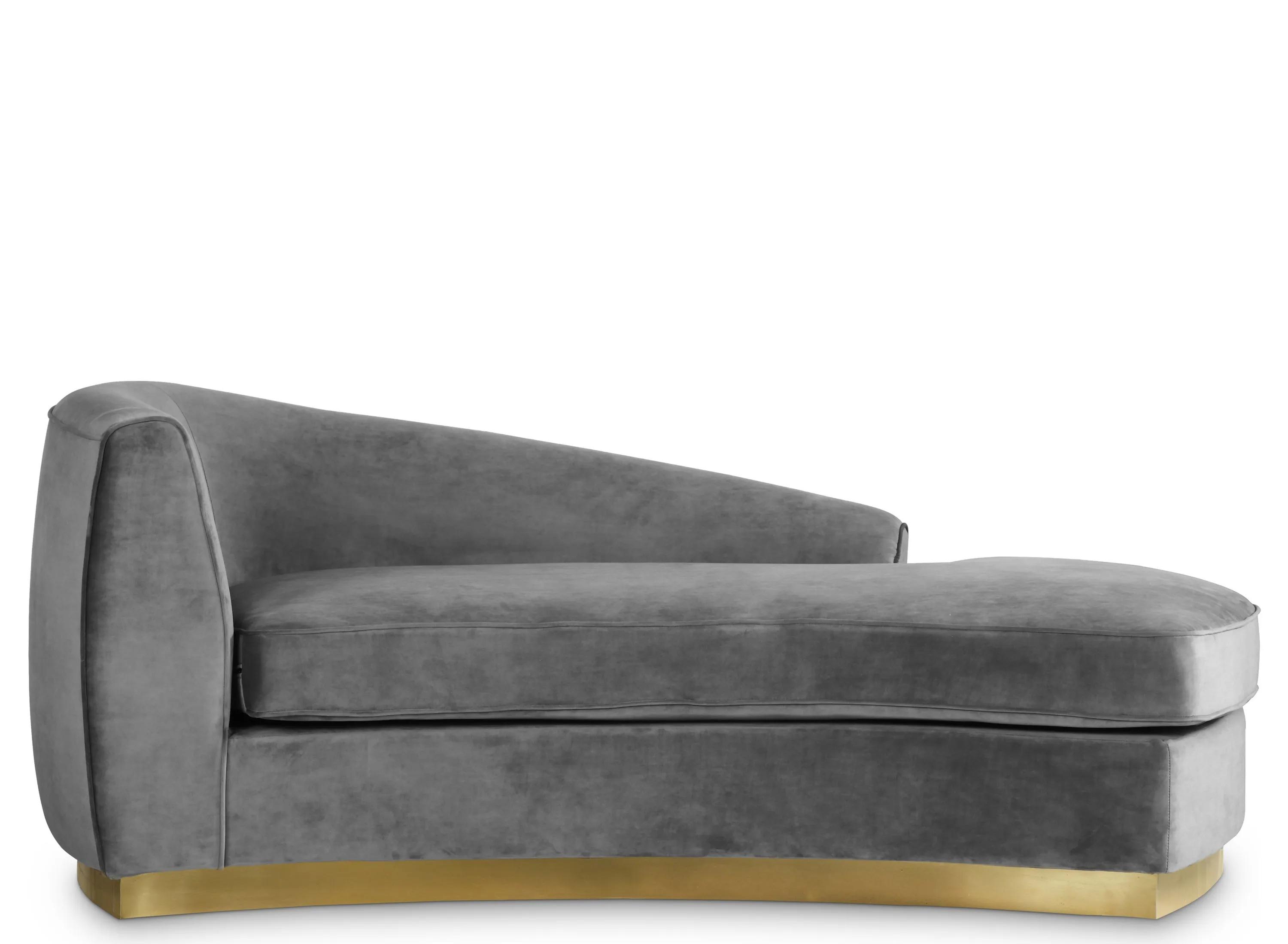 Julian Velvet Chaise