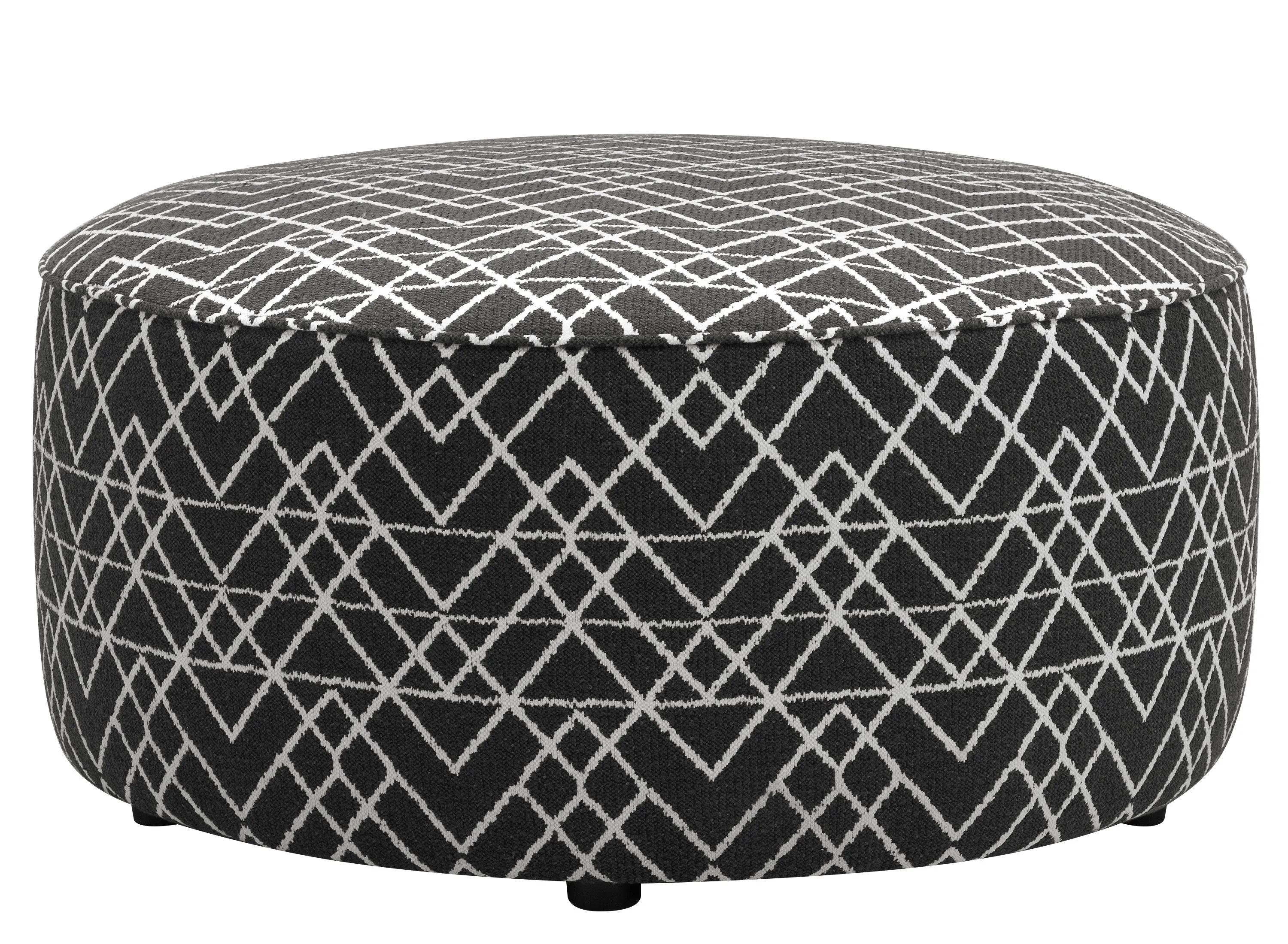 213028156 Daine Round Ottoman sku 213028156