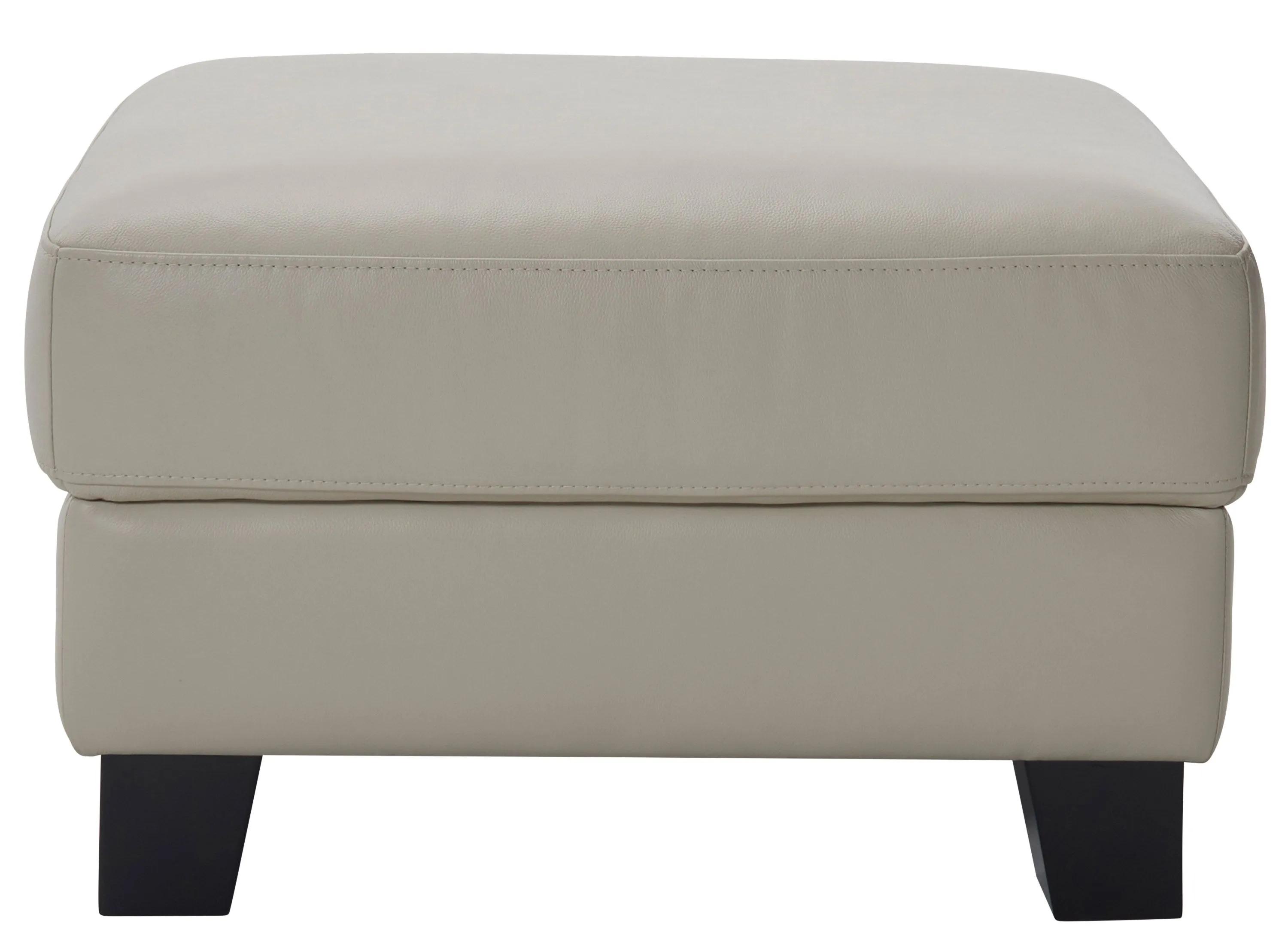 Diego Leather Chair Ottoman