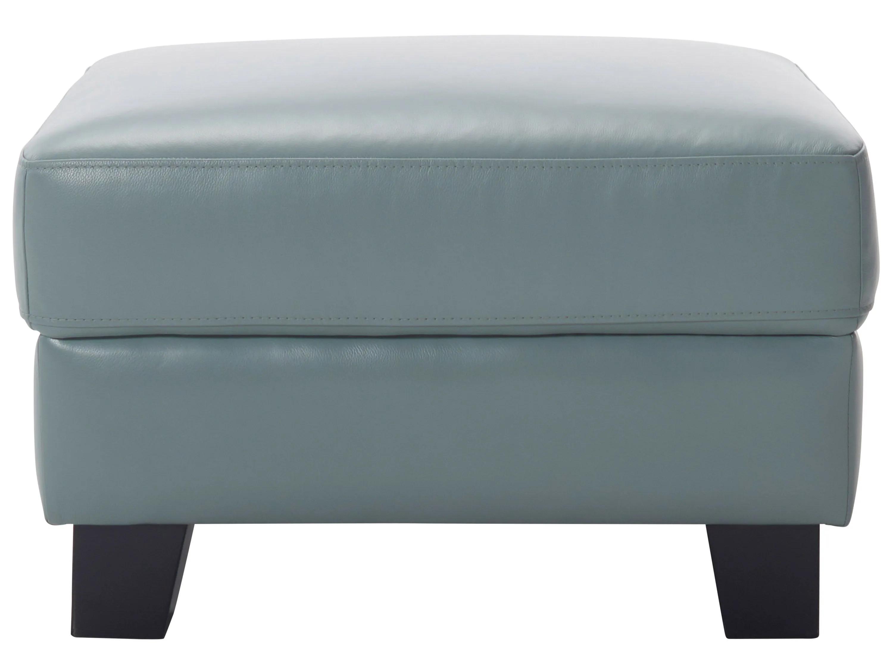 Diego Leather Chair Ottoman
