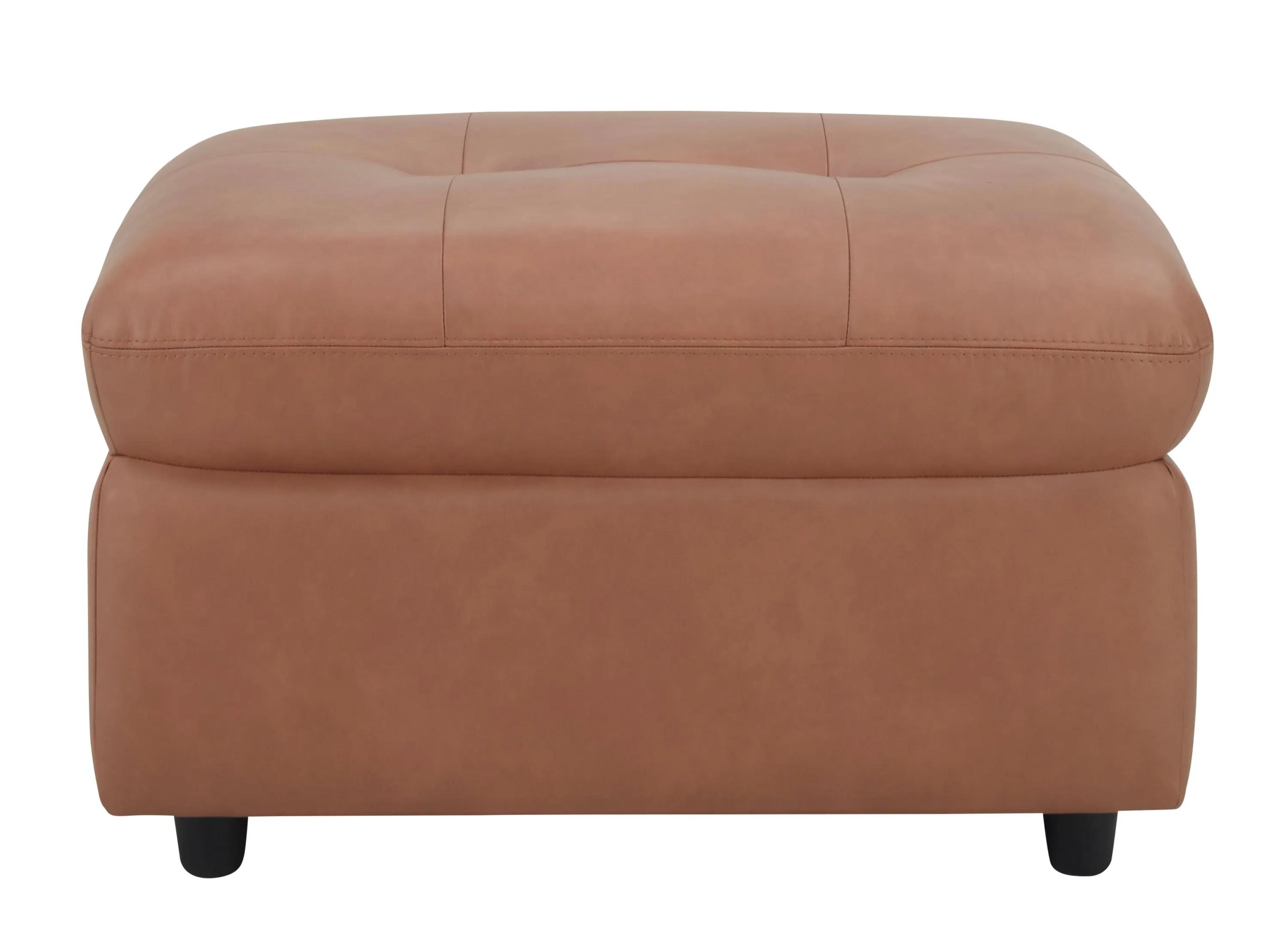 Damar Leather Ottoman