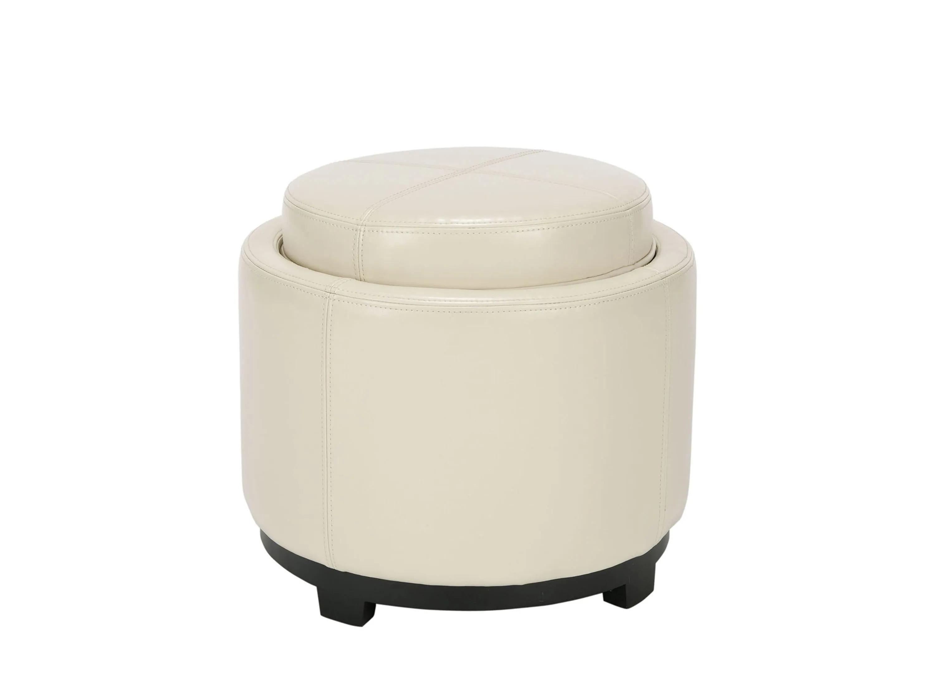Arturo Round Tray Ottoman