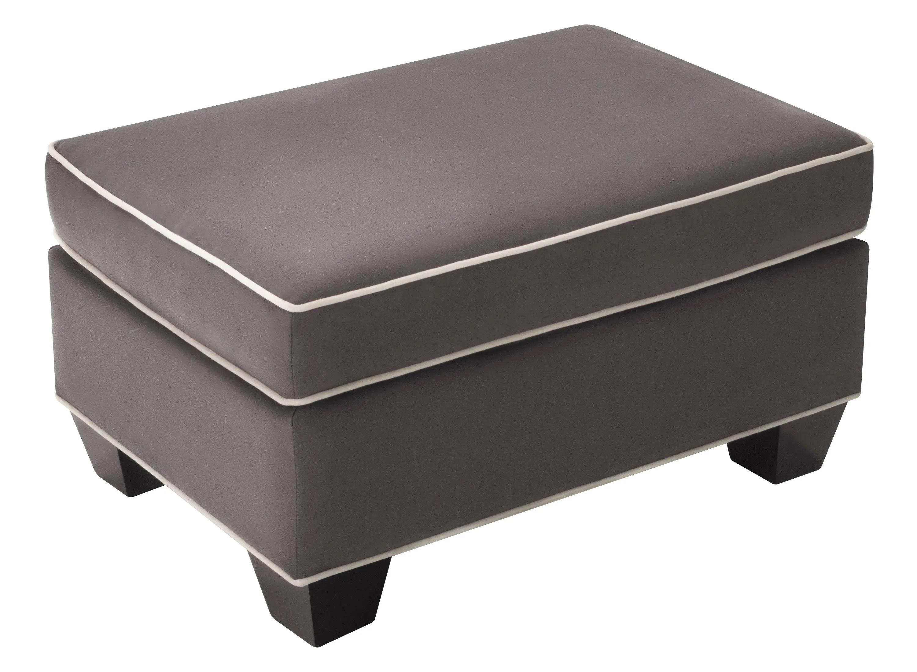Briarwood Microfiber Ottoman