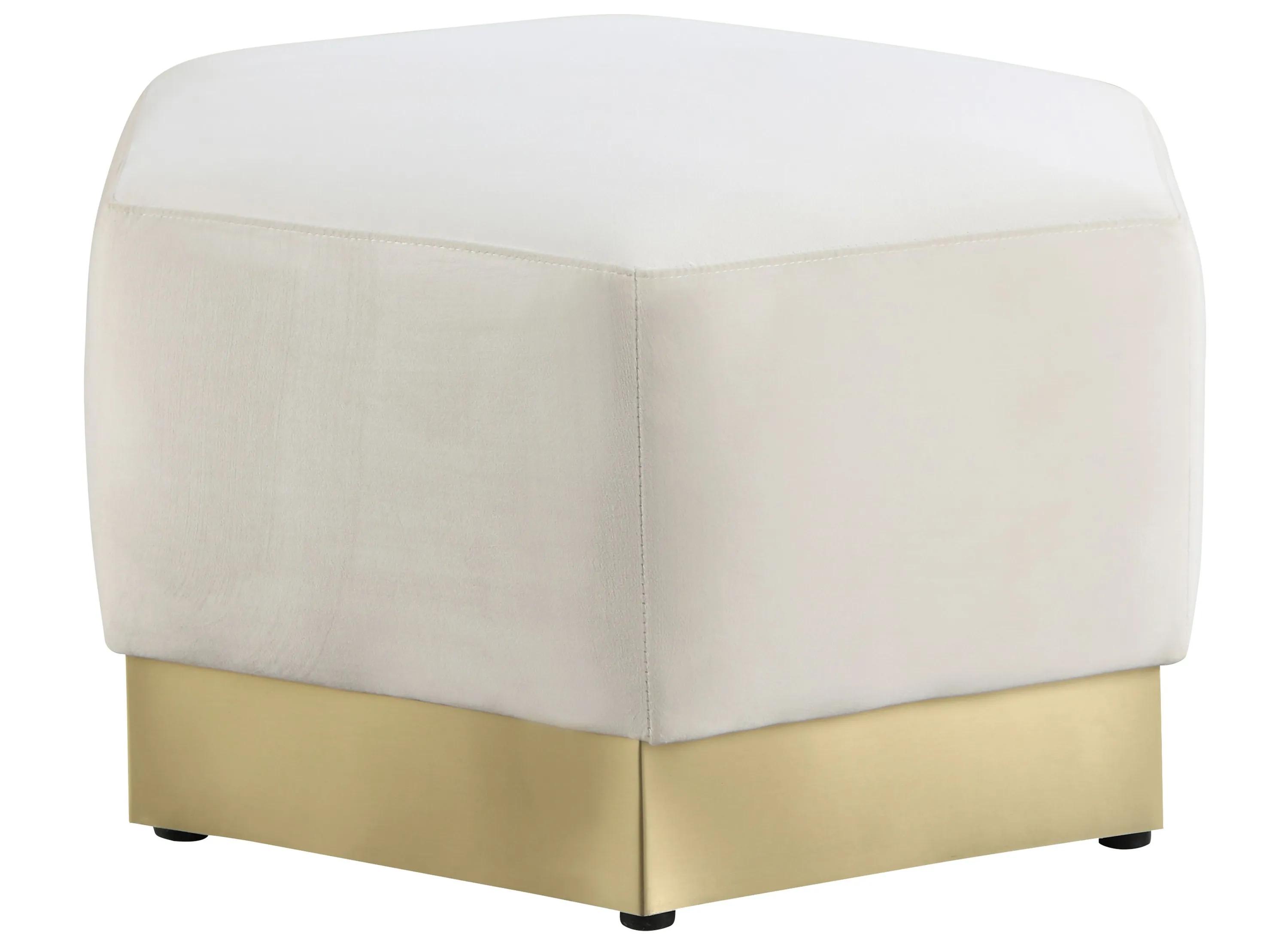 Marquis Velvet Ottoman