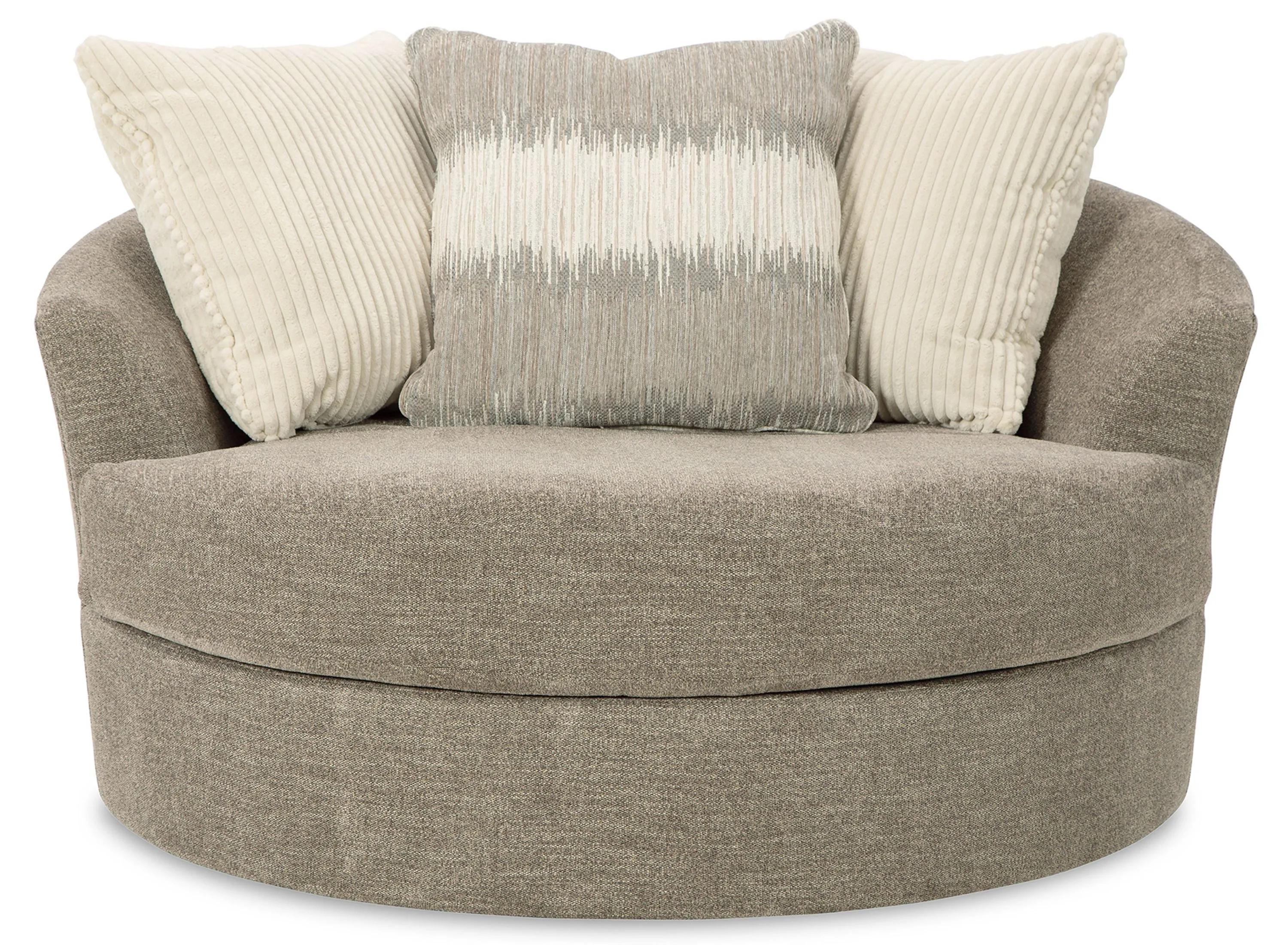 Creswell Oversized Swivel Accent Chair