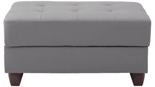 Malone Faux Leather Ottoman
