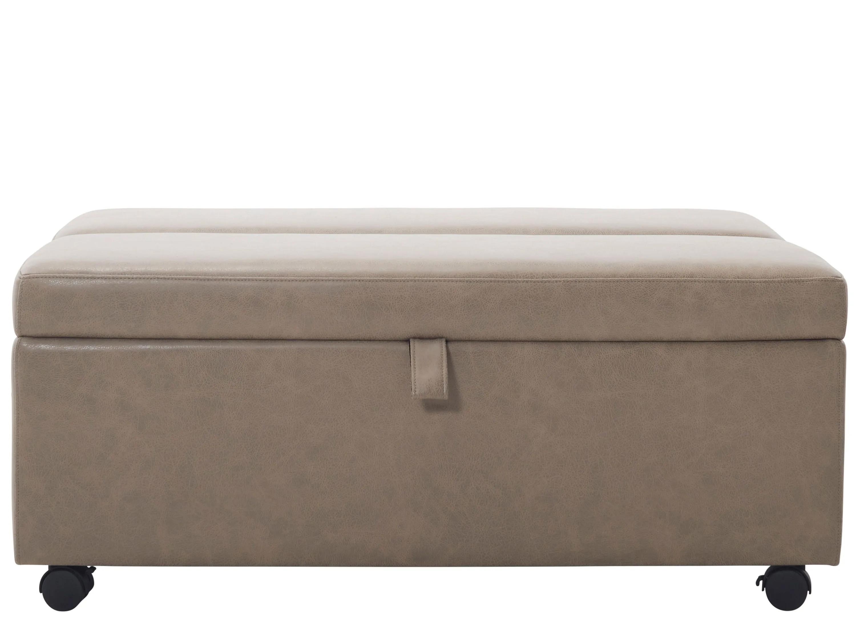 Novah Lift Top Cocktail Ottoman w/ Casters