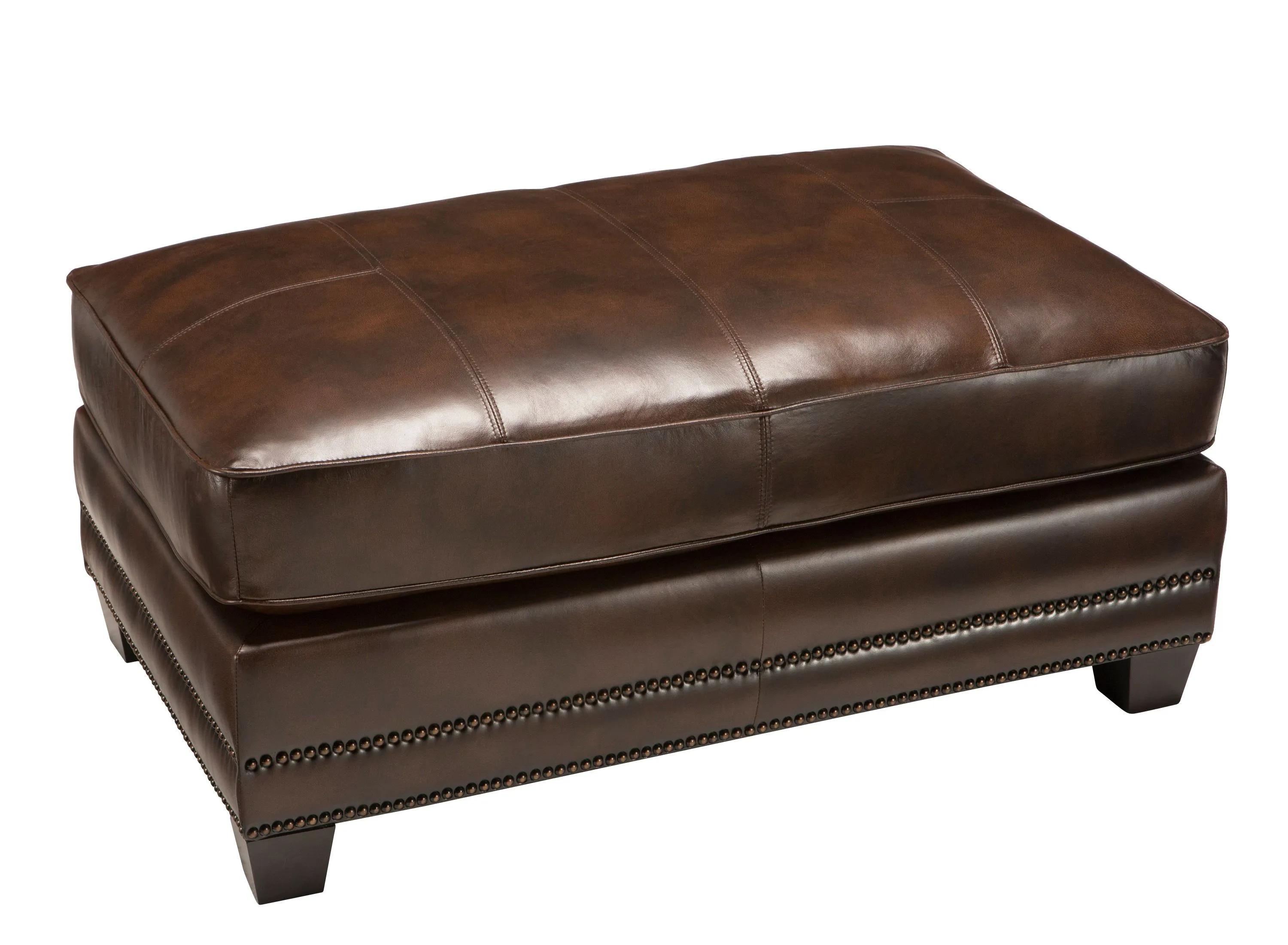 216333170 Romano Leather Cocktail Ottoman sku 216333170