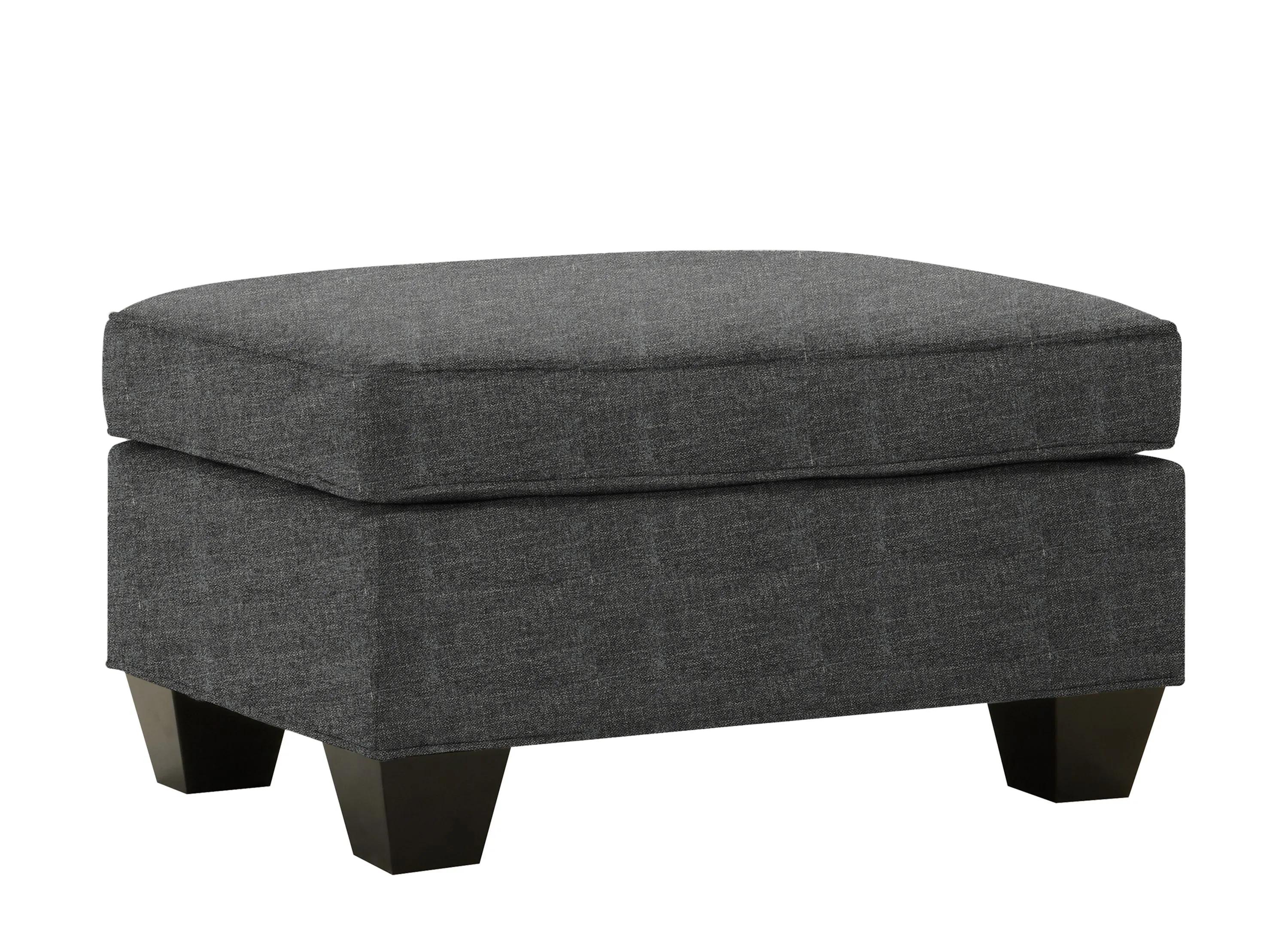 Briarwood Microfiber Ottoman