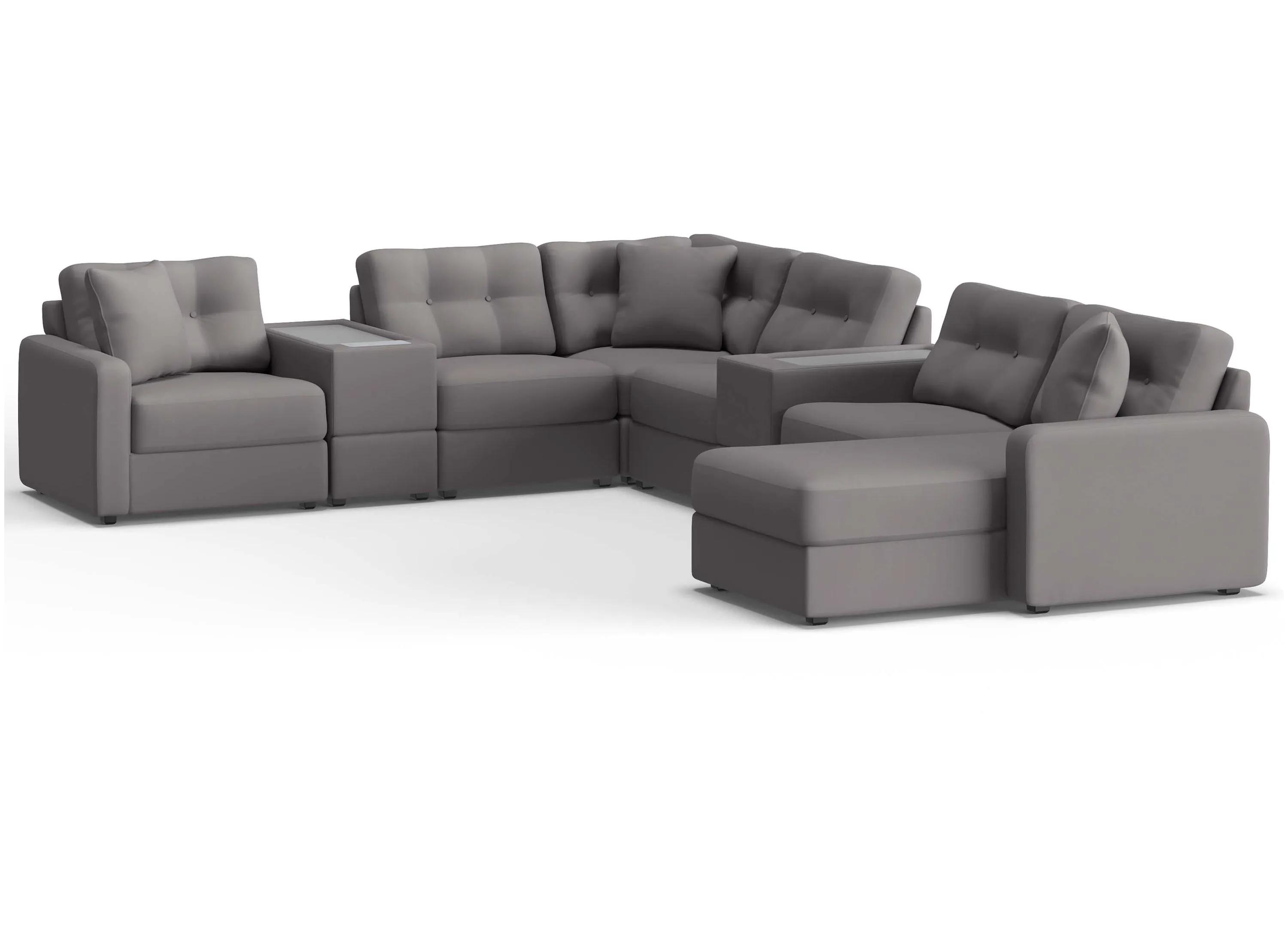 ModularOne 8-pc. Sectional w/One Power Console