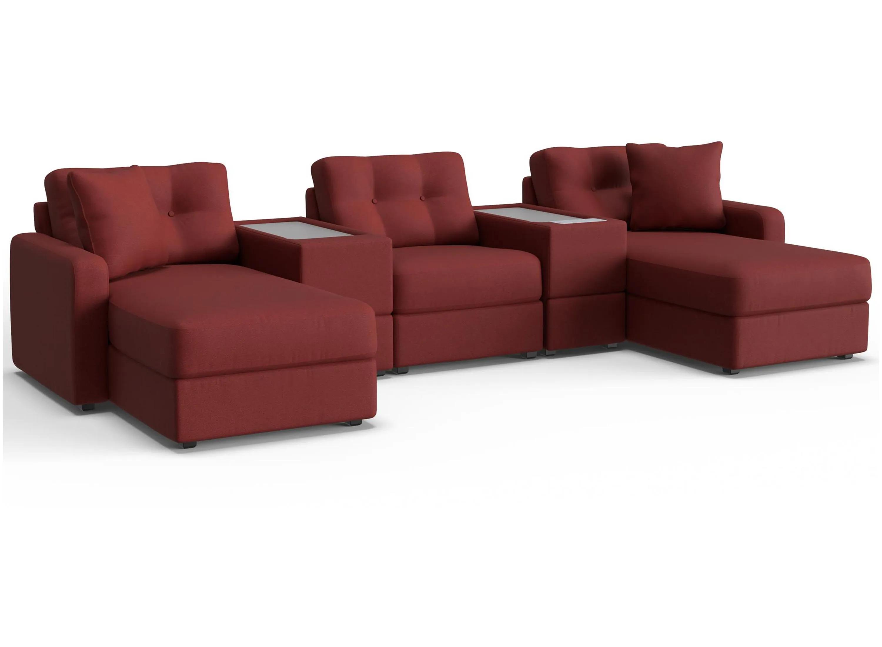 217404060 ModularOne 5-pc. Sectional w/One Power Console sku 217404060