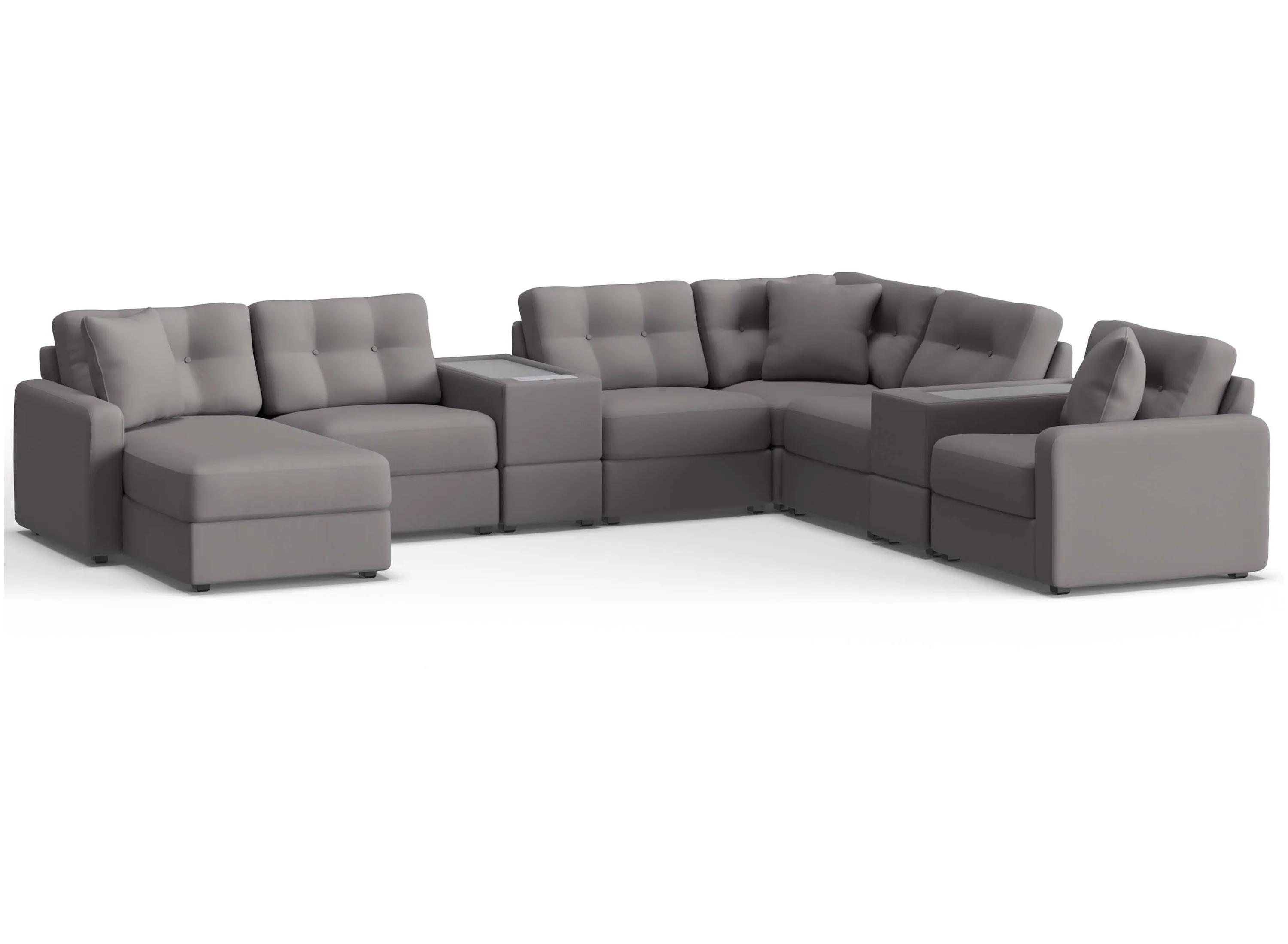 217407100 ModularOne 8-pc. Sectional w/One Power Console sku 217407100