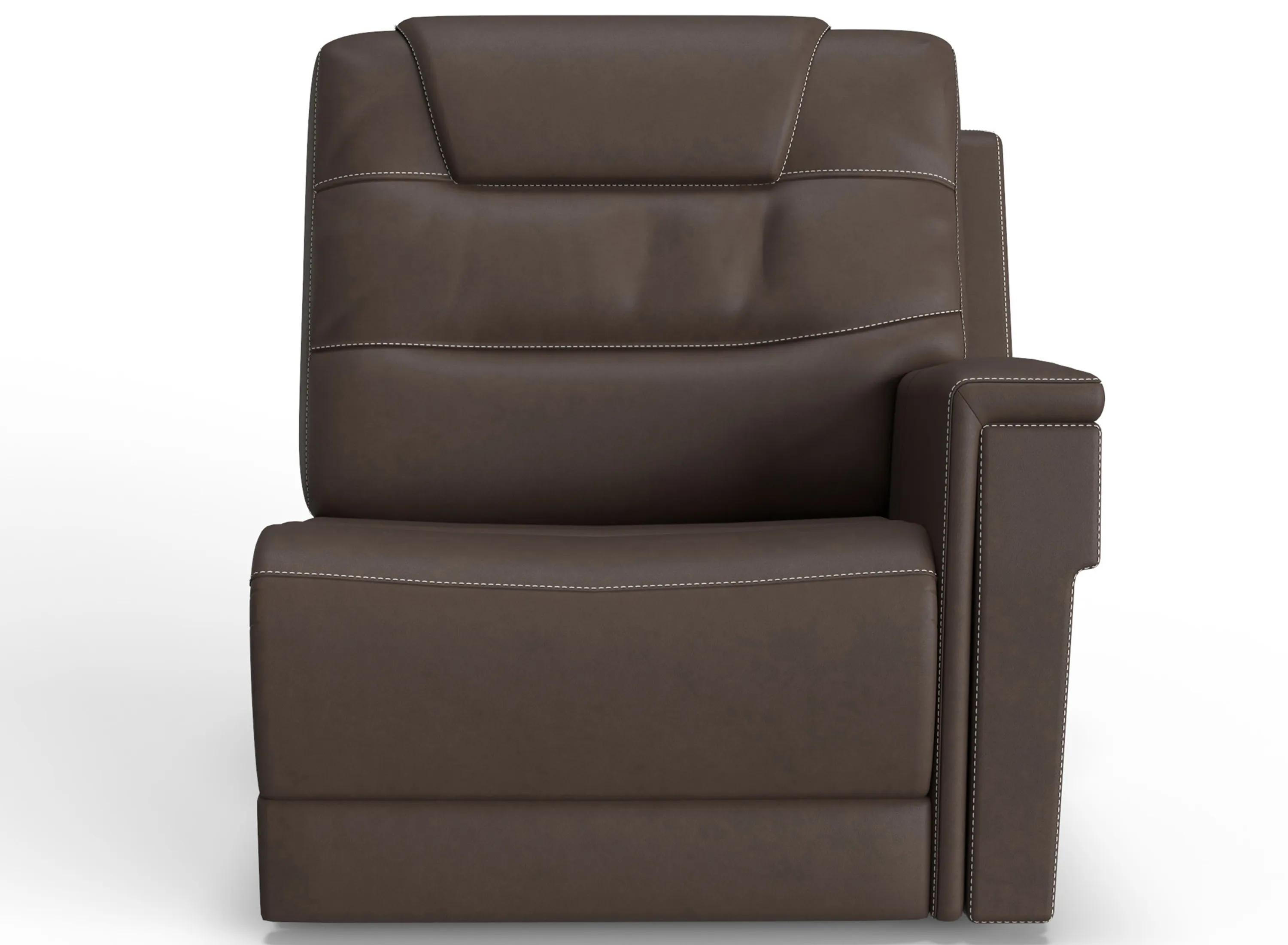 Danbury Right Arm Facing Triple Power Recliner | Raymour & Flanigan
