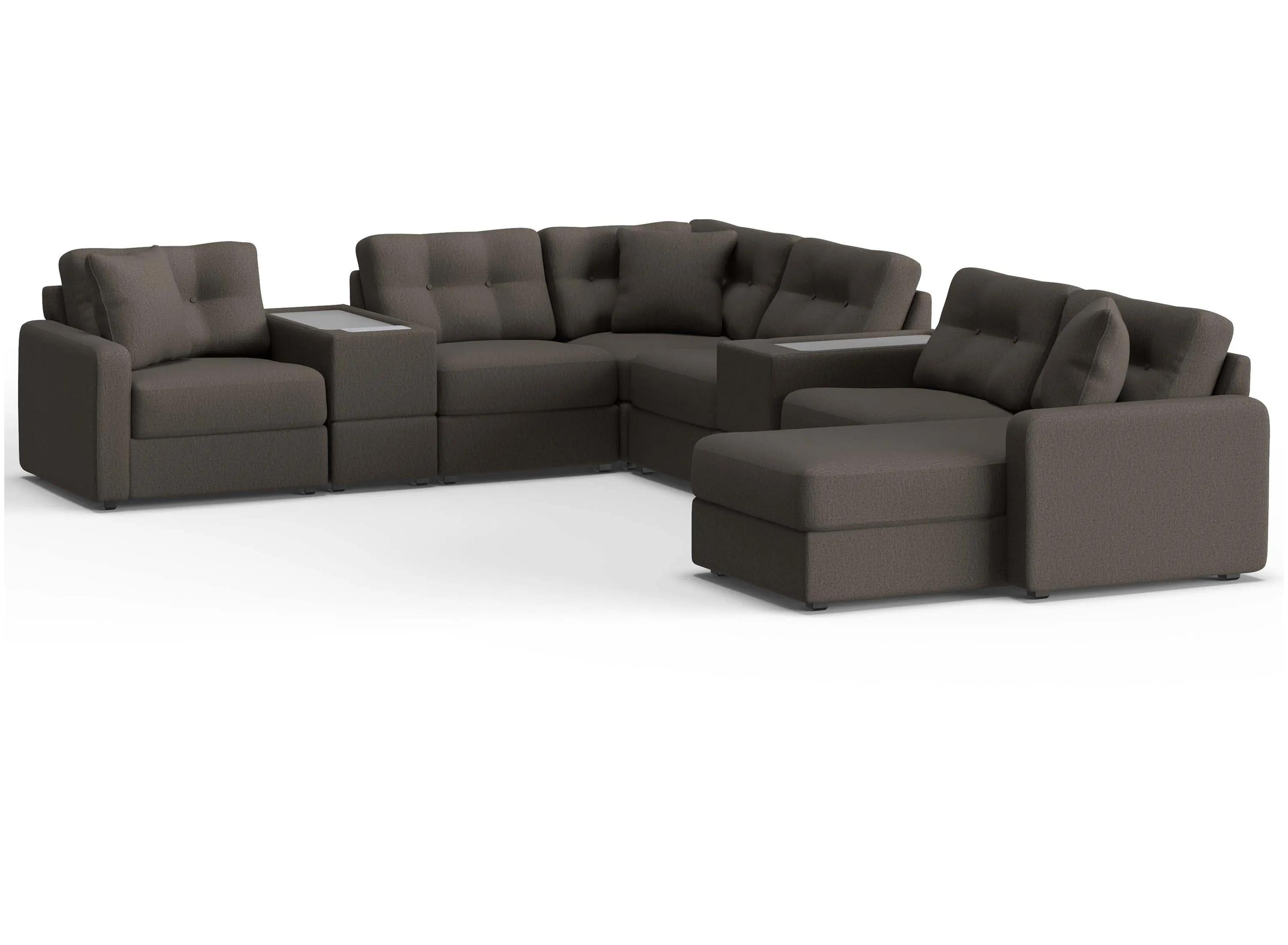 ModularOne 8-pc. Sectional w/One Power Console