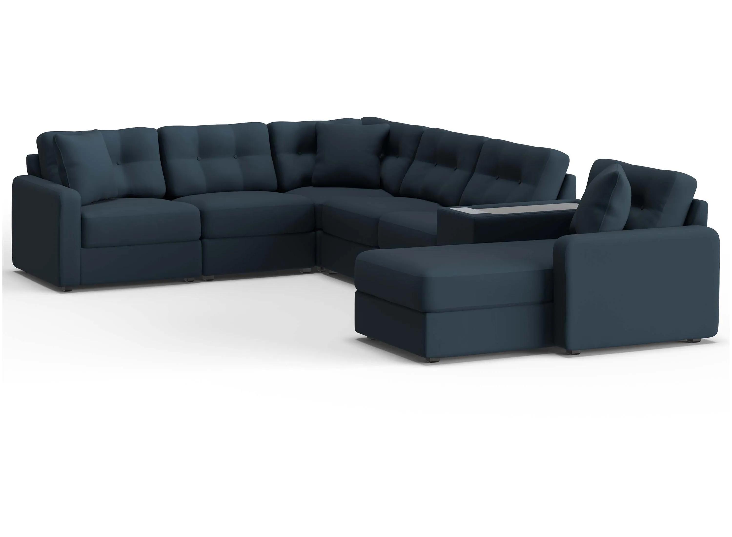 218405090 ModularOne 7-pc. Sectional w/One Power Console sku 218405090